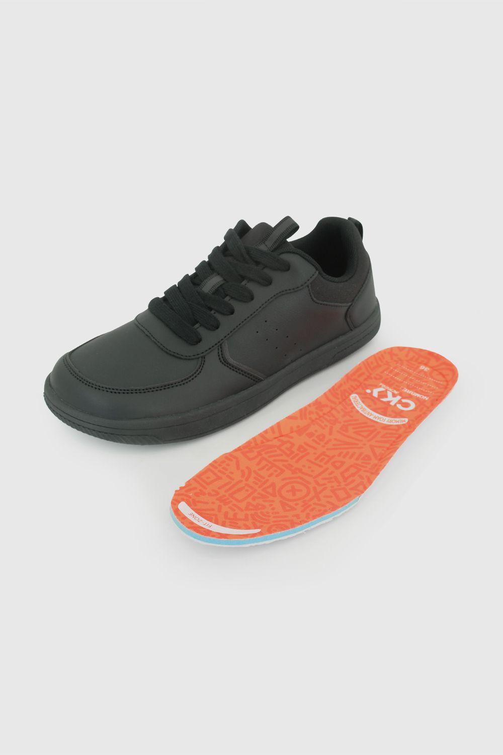 Zapatilla Escolar Negra 7274 Colloky-5