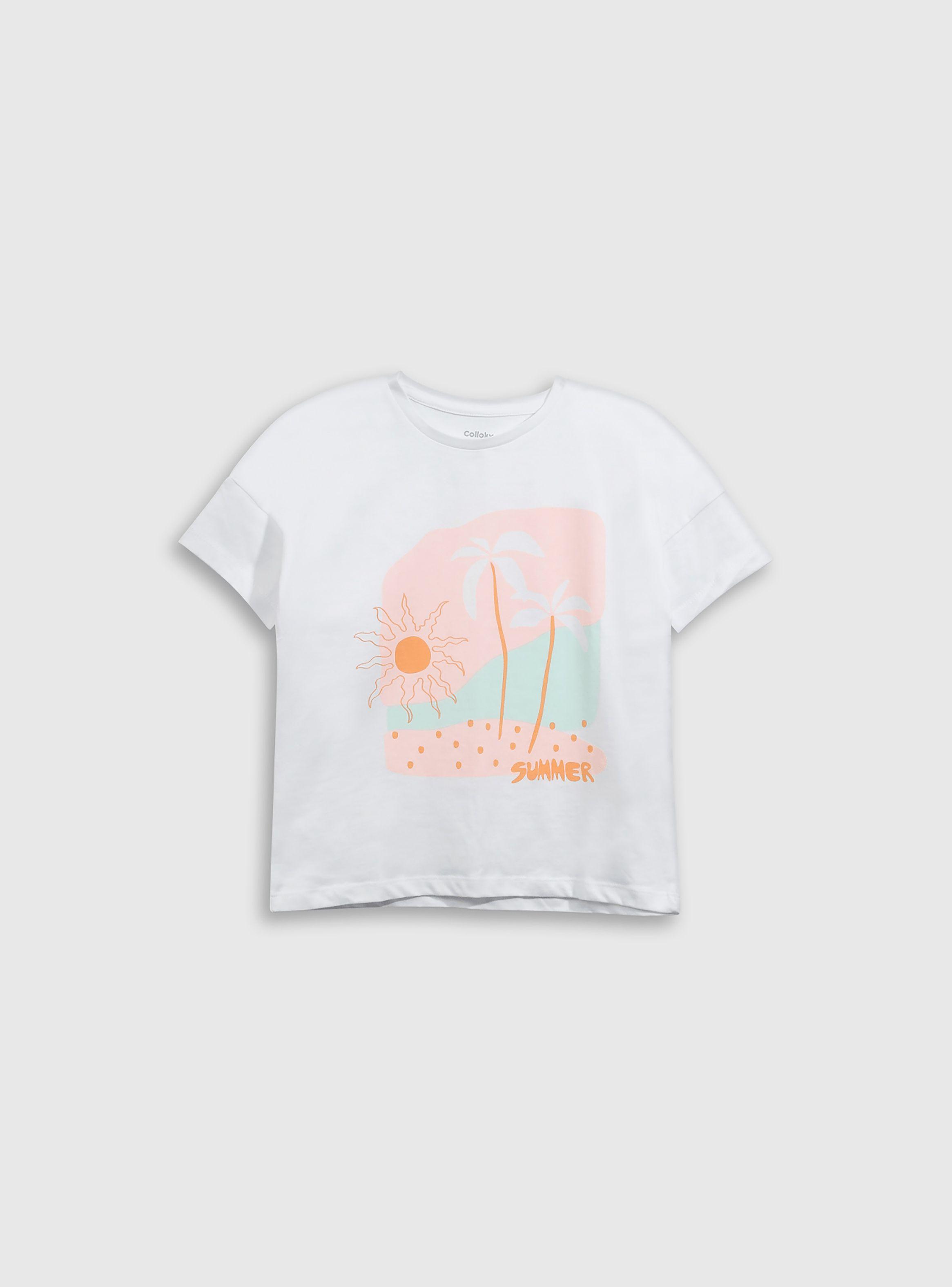 Polera Niña Blanco 54867 Colloky-0