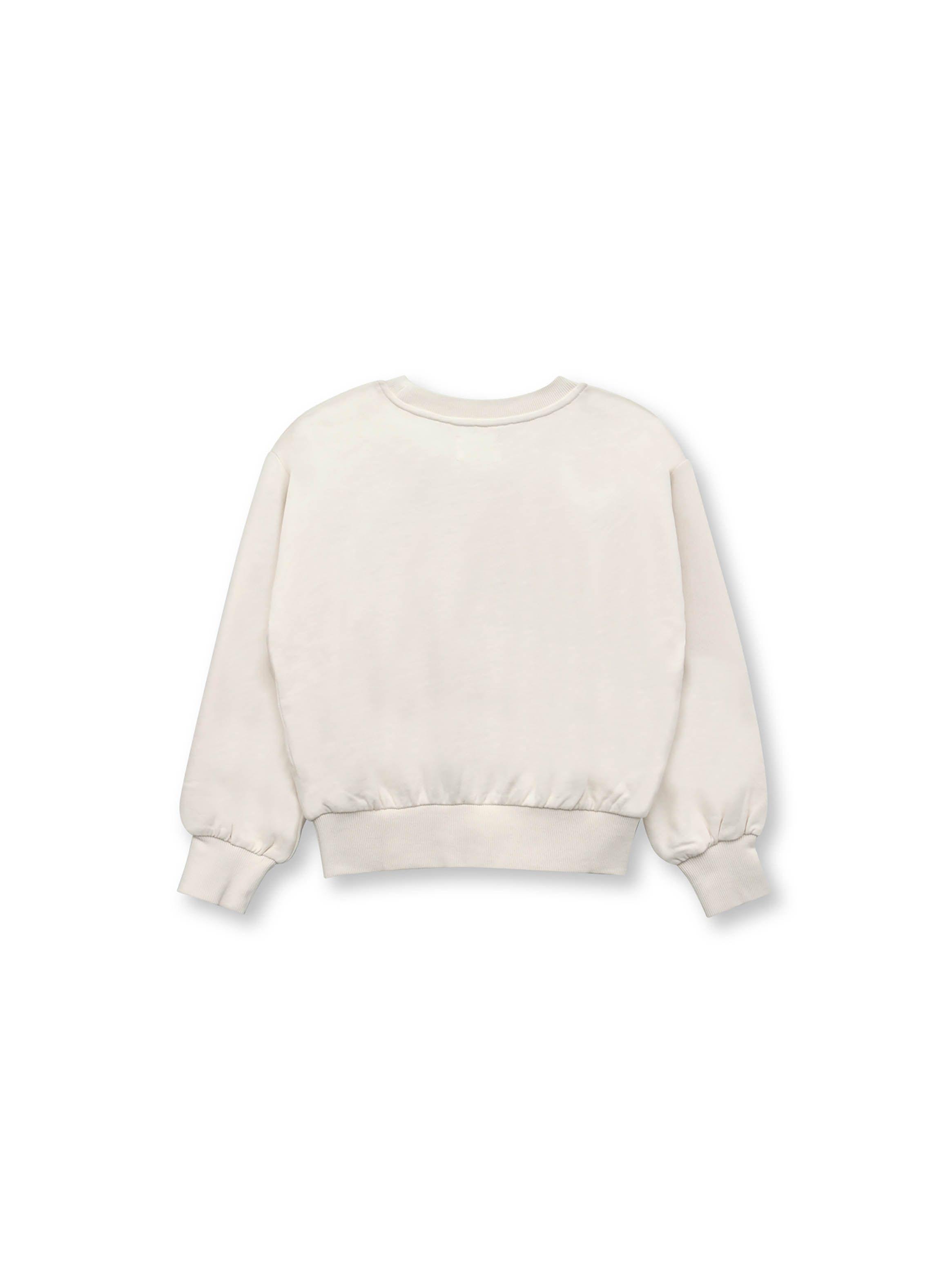 Polerón De Niña Universitario Beige (2 A 12 Años) Colloky-1