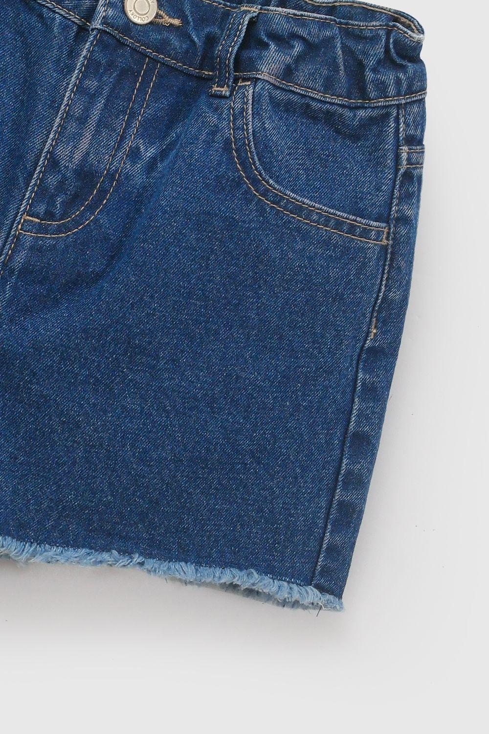 Short Jeans Celeste Niña 3-4A a 12-13A Colloky-3