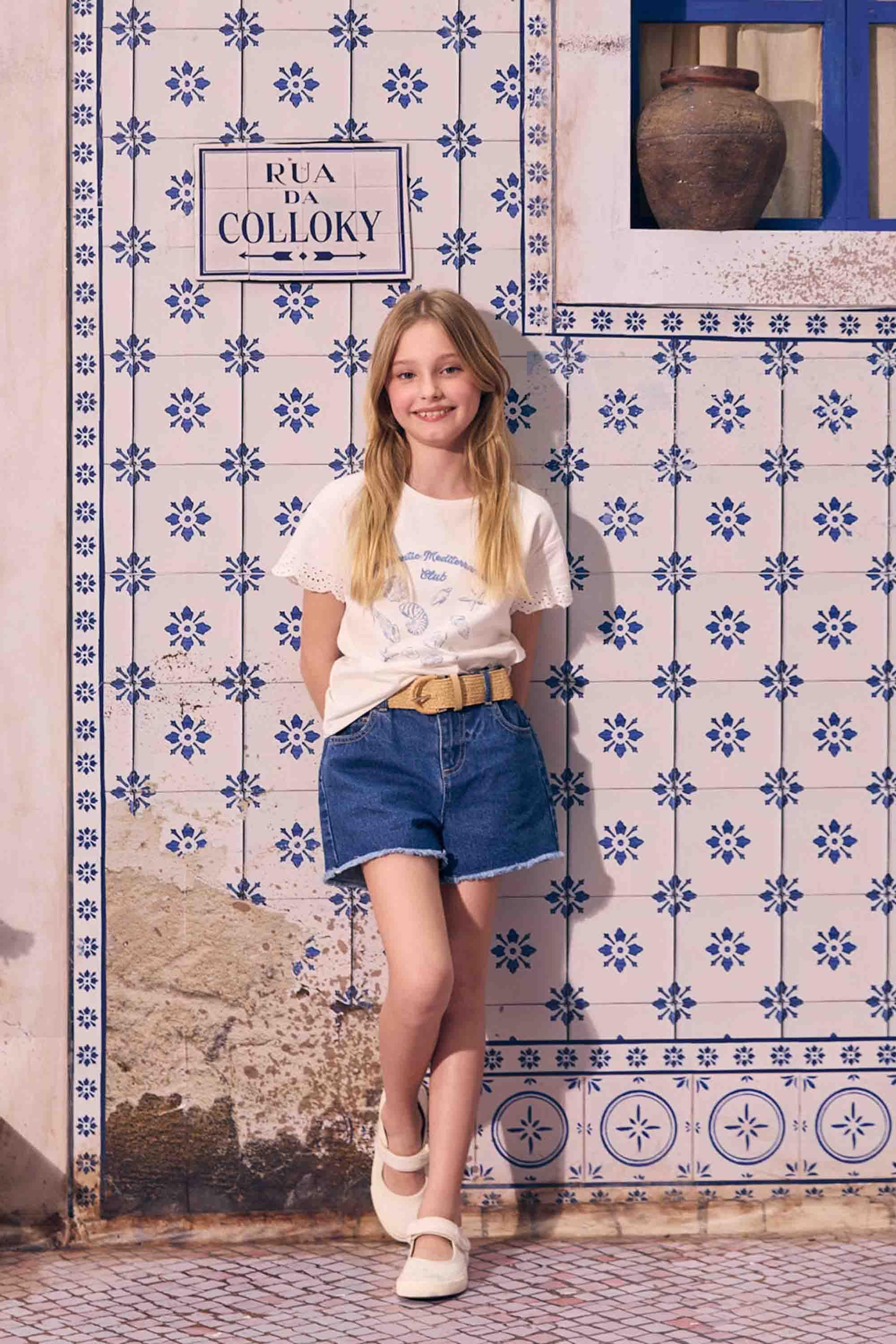 Short jeans niña celeste 3-4A a 12-13A-4