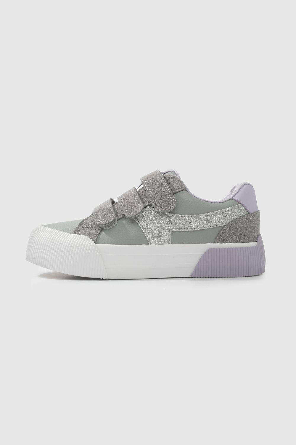 Zapatilla urbana Gris de Niña (28 a 33)-1