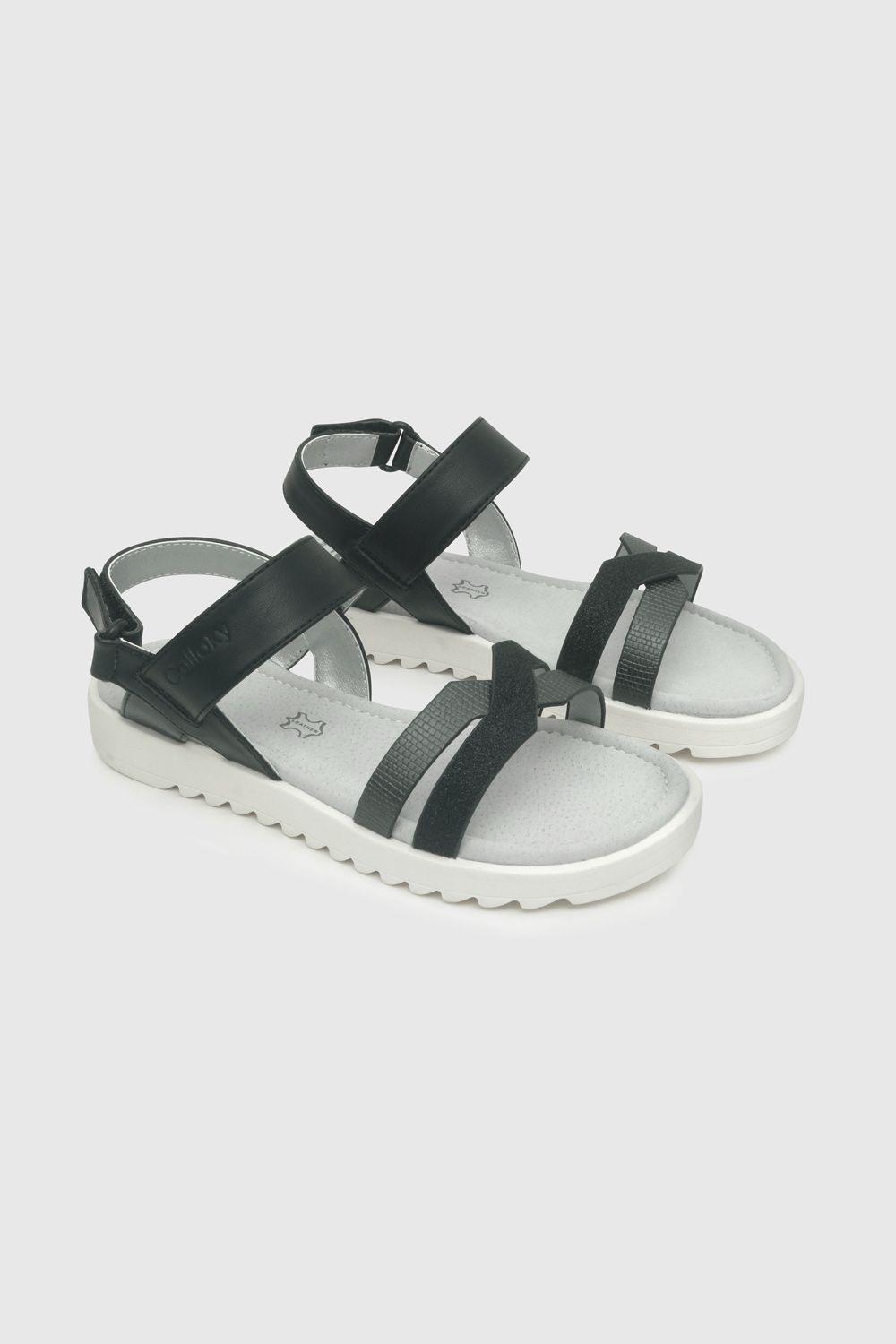 Sandalia de niña negro / black (28 a 38)-0