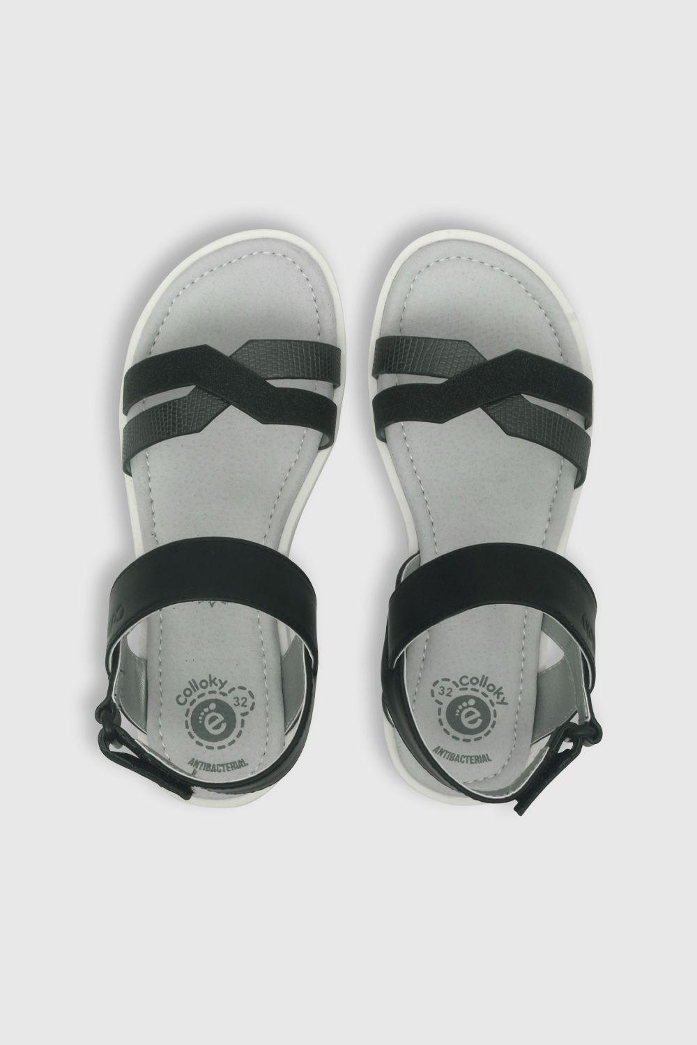 Sandalia de niña negro / black (28 a 38)-3