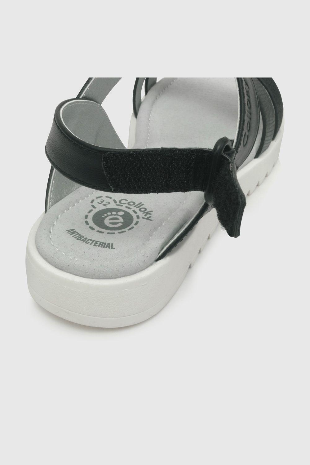 Sandalia de niña negro / black (28 a 38)-4