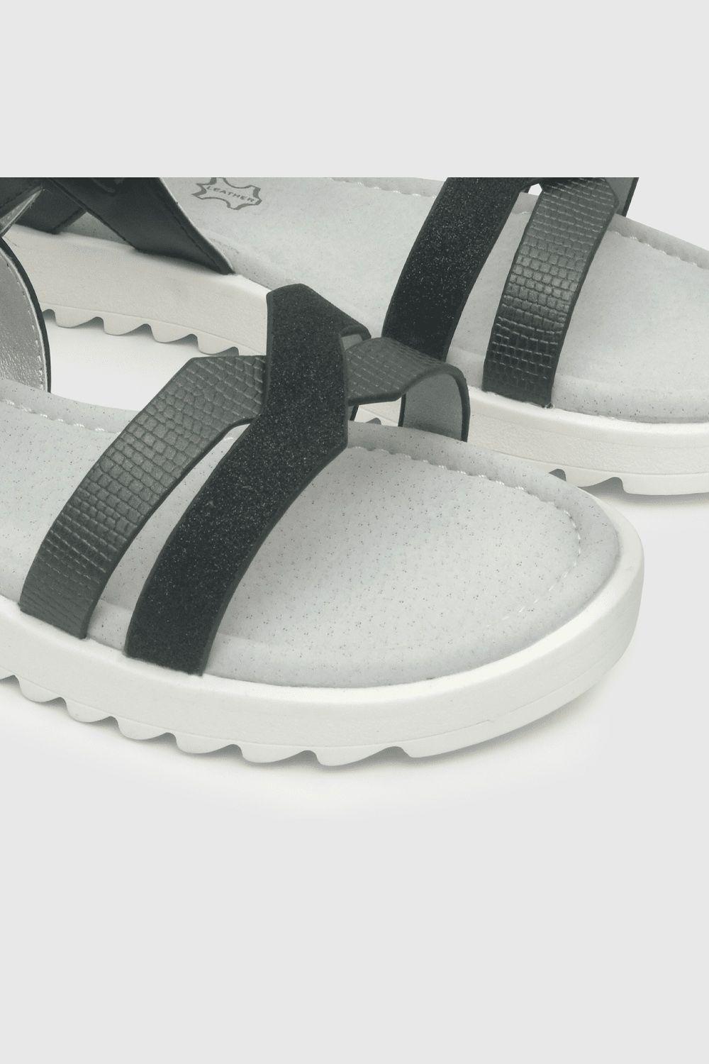 Sandalia de niña negro / black (28 a 38)-5