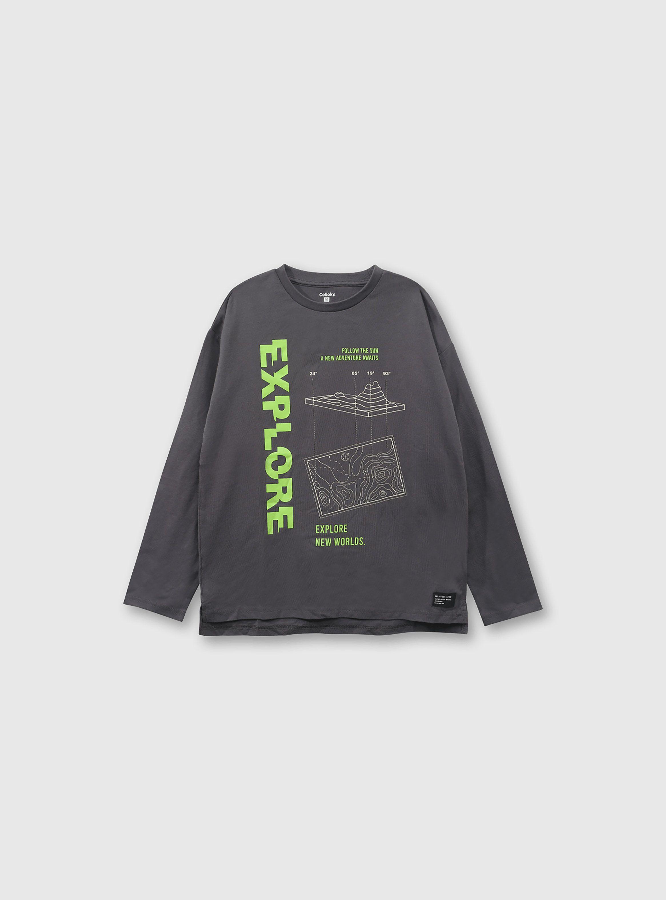 Polera Niño Gris 53442 Colloky-0
