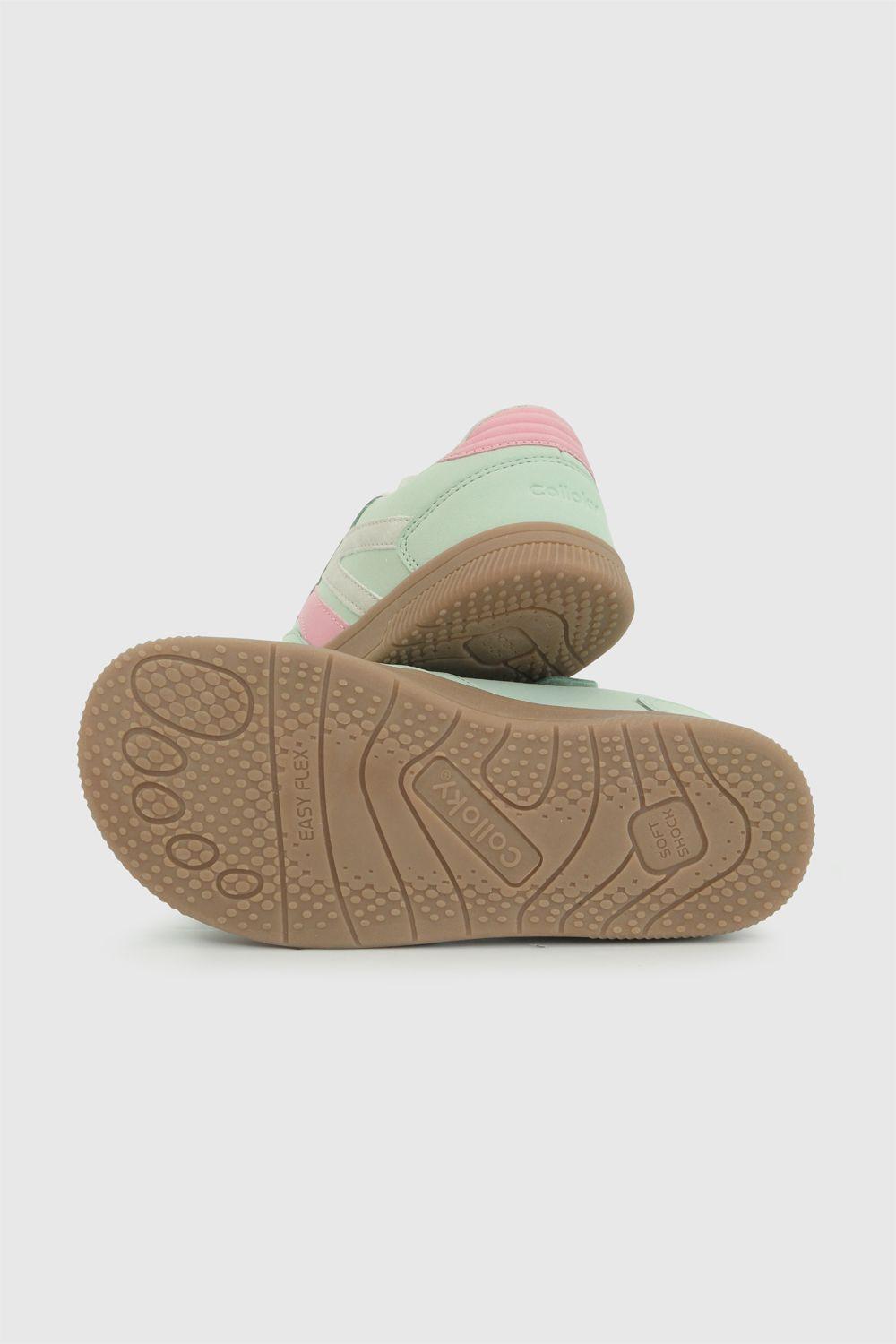 Zapatilla Urbana Verde Niña 28-33 Colloky-2