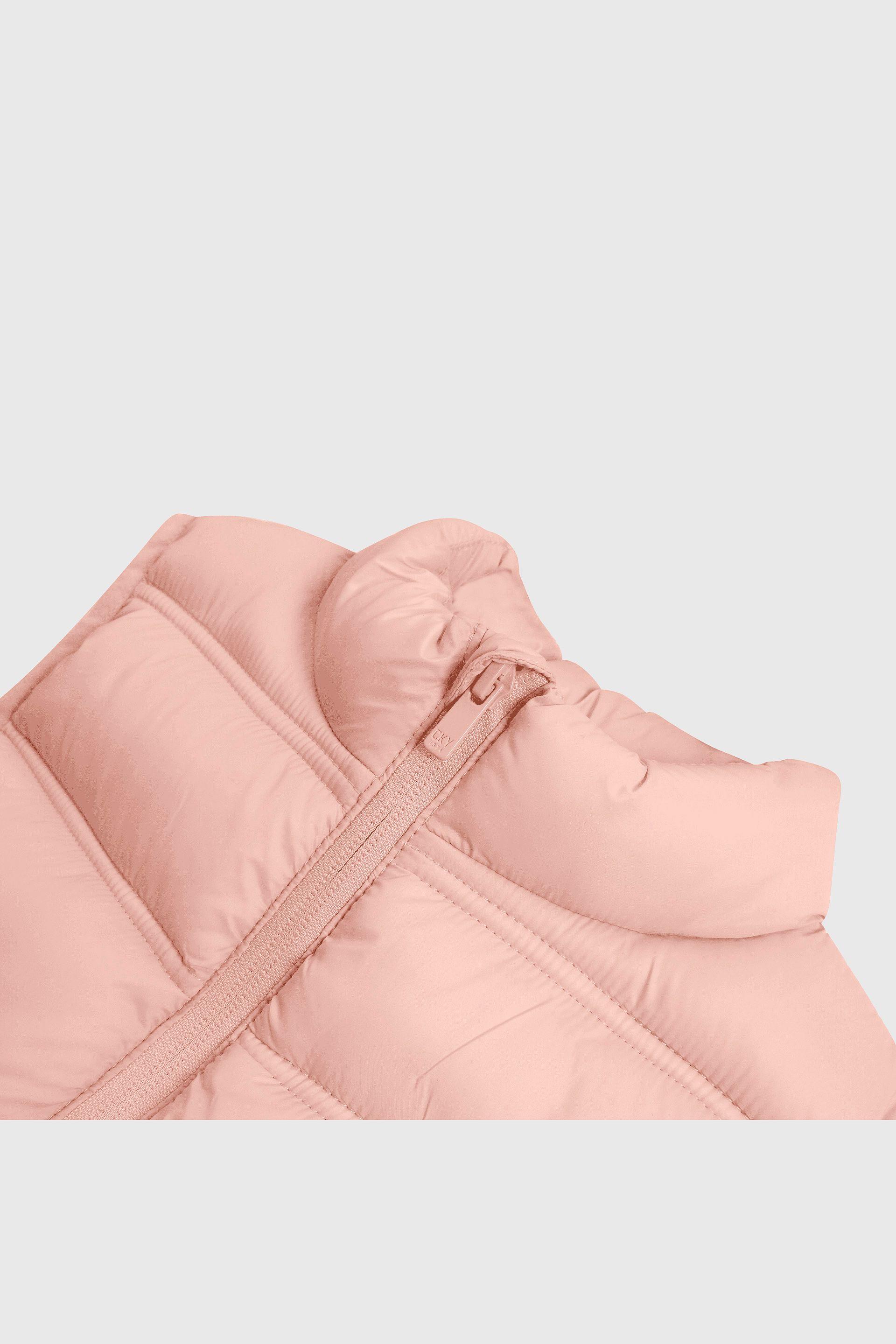 Parka Sin Mangas Rosada-2