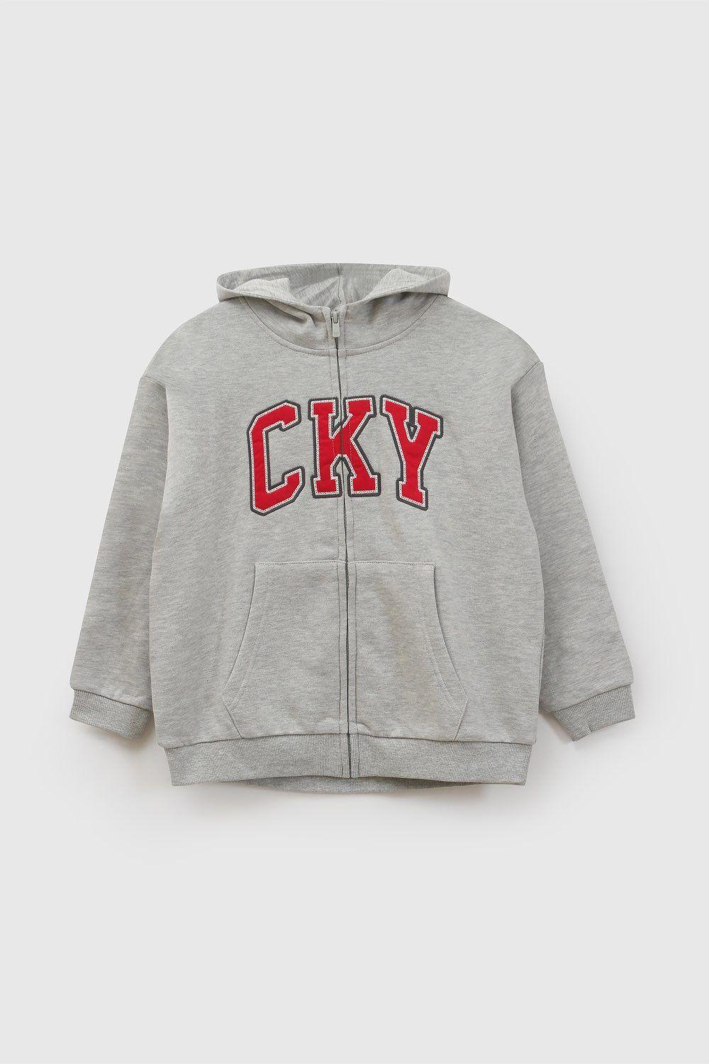 Polerón Niño Gris 8061 Colloky-0