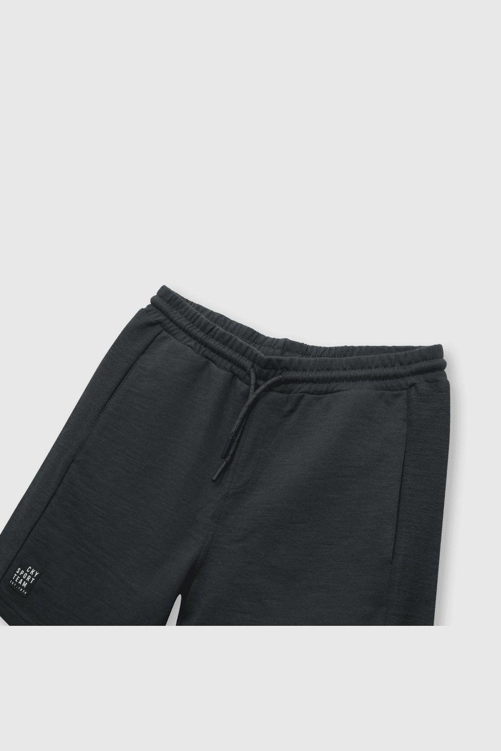 Bermuda de niño relajado marengo (2 a 12 años)-2