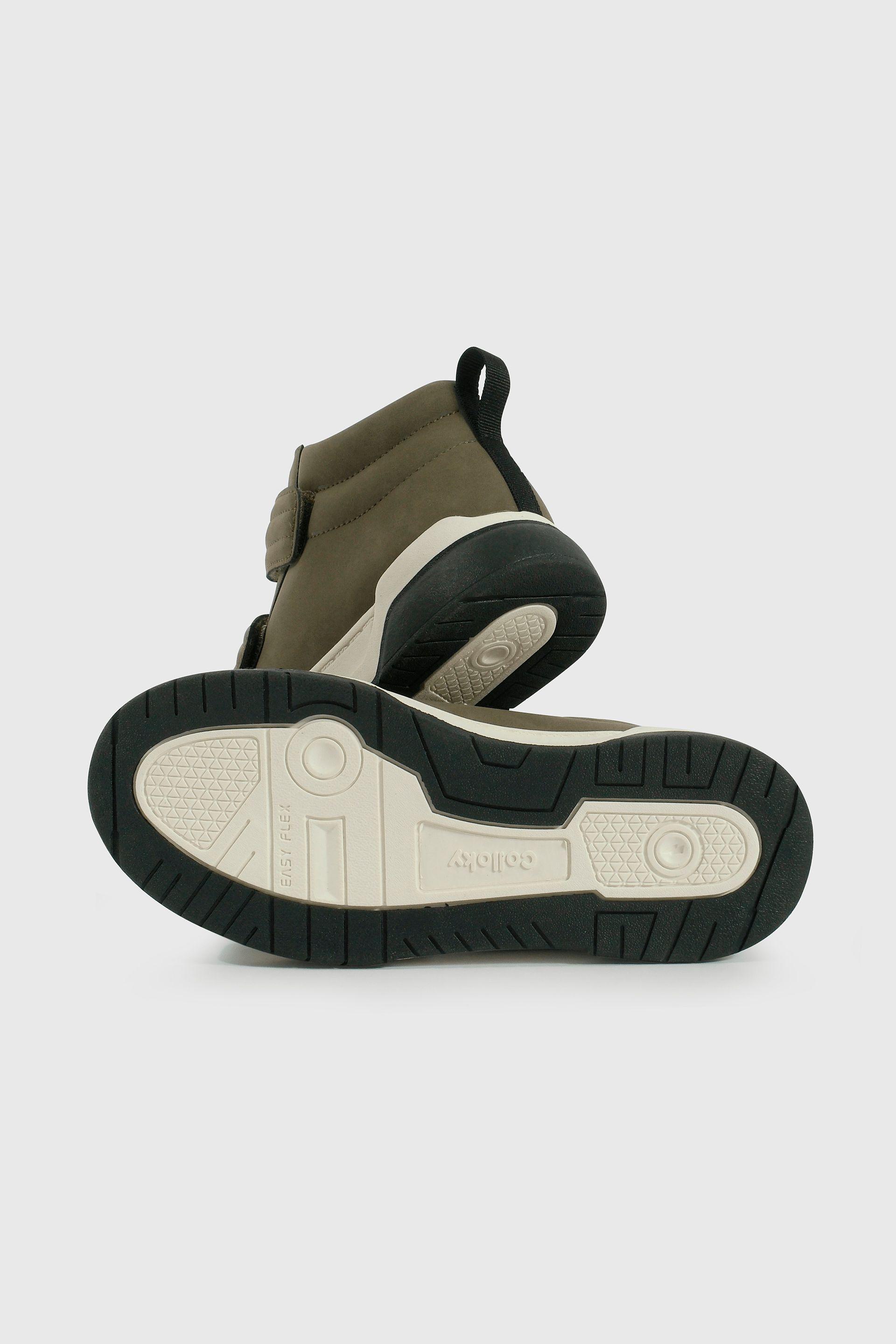 Botín de Niño Beige con Cordón Caña Media-2