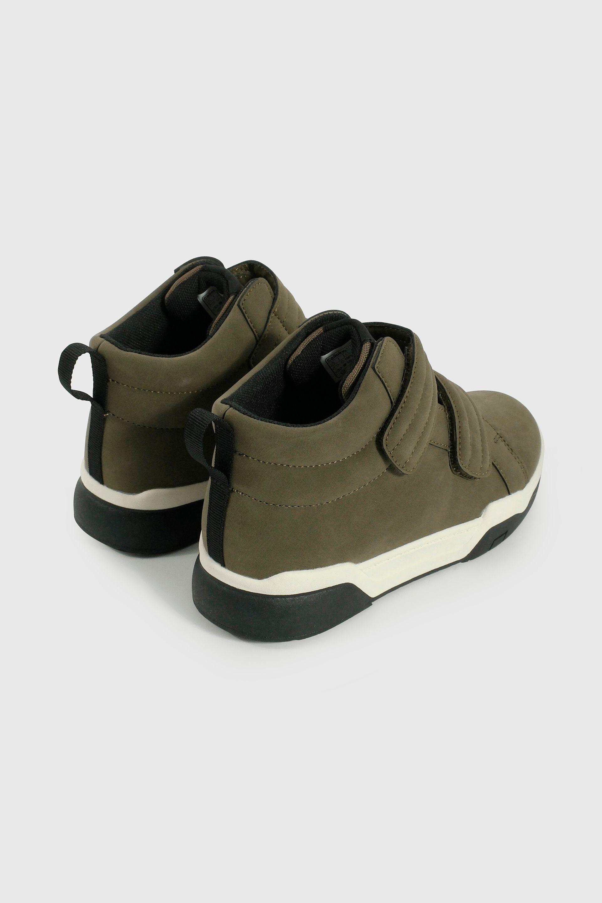 Botín de Niño Beige con Cordón Caña Media-4