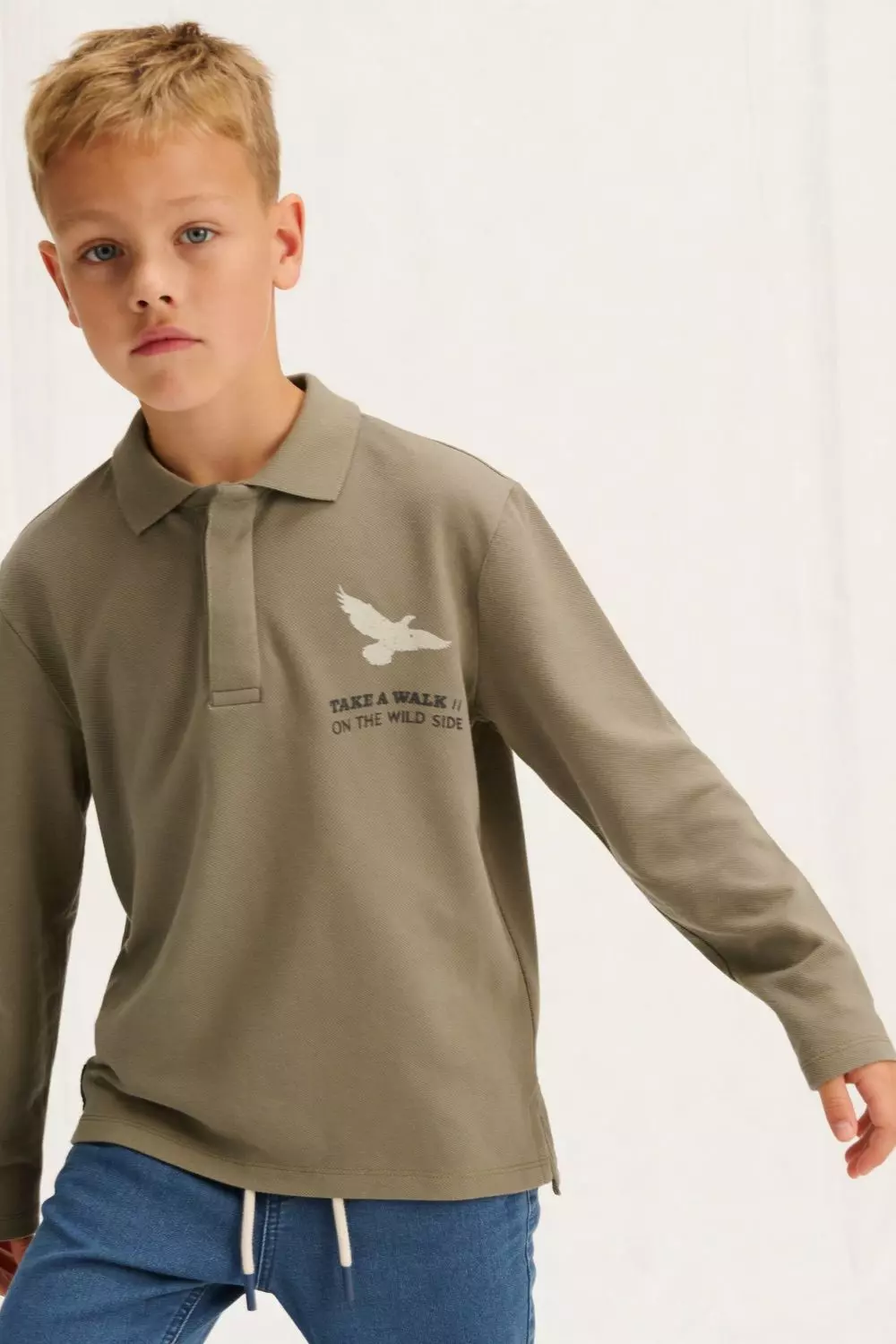 Polera Niño Verde 7688 Colloky-1