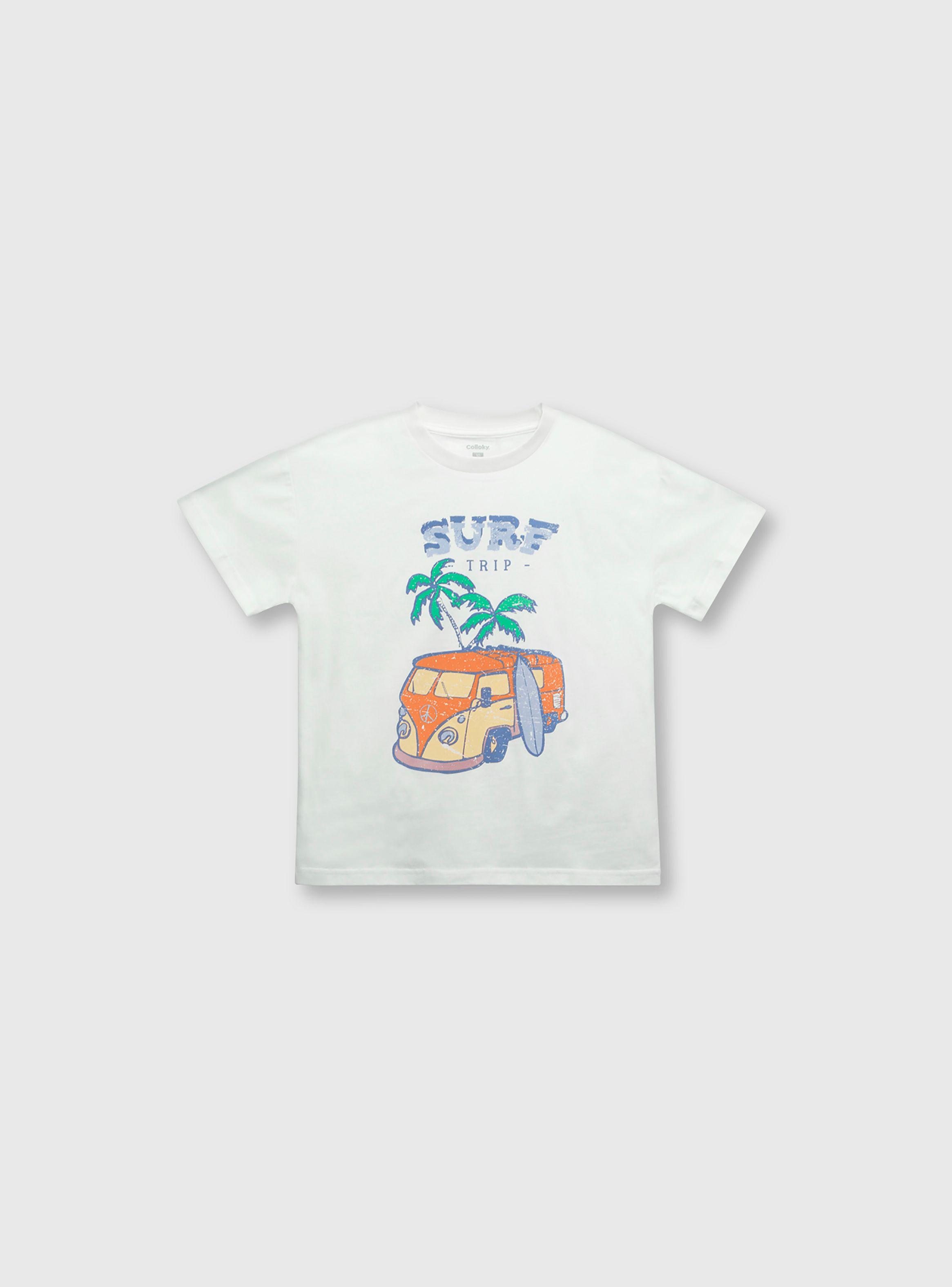 Polera Niño Blanco 55608 Colloky-0