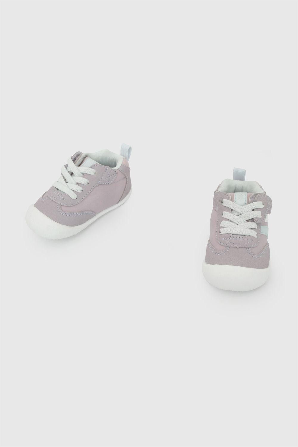 Zapatilla Velrcro Morada Niña 17-20 Colloky-3