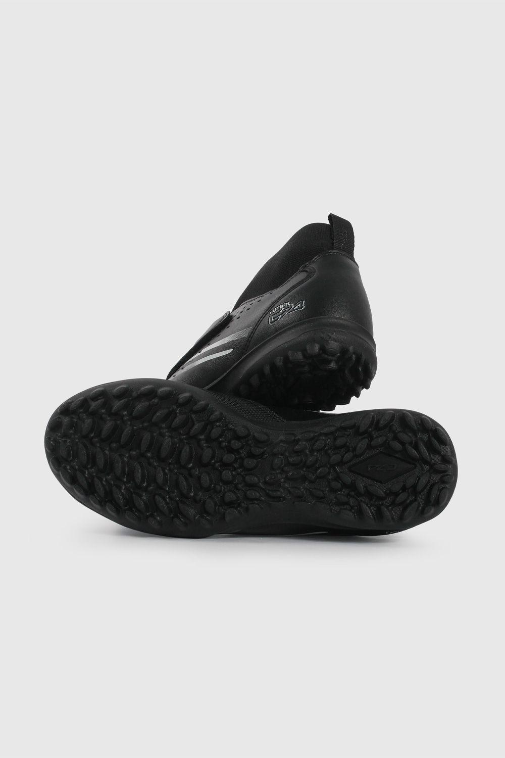 Zapatilla de Fútbol Negra de Niño talla 28 a 38-2