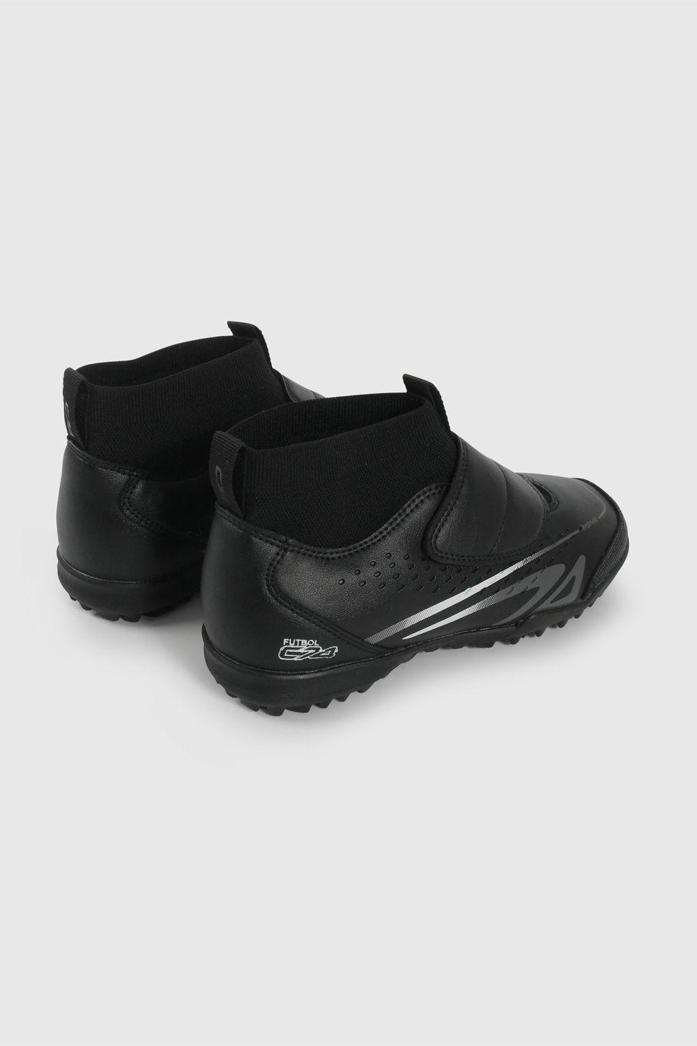Zapatilla de Fútbol Negra de Niño talla 28 a 38-4