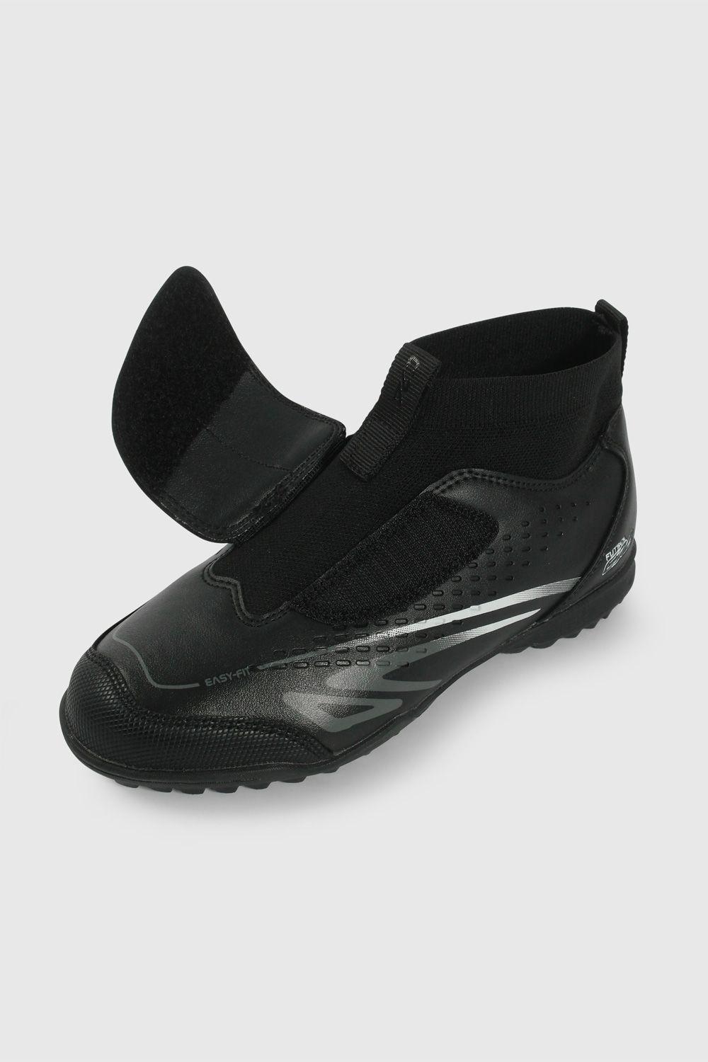 Zapatilla de Fútbol Negra de Niño talla 28 a 38-5