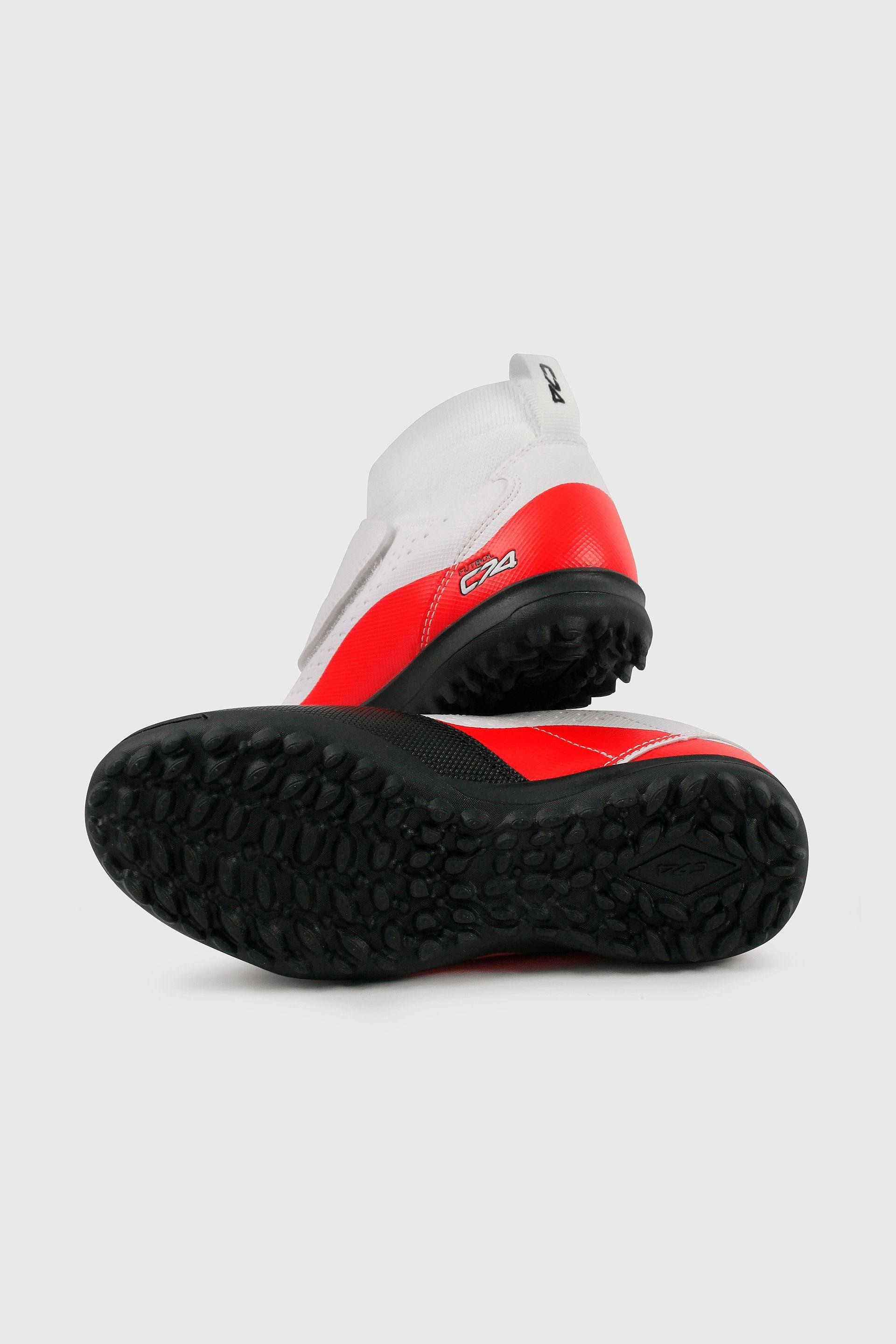 Zapatilla Futbol blanco Unisex con Cordón Talla 28 al 38-2