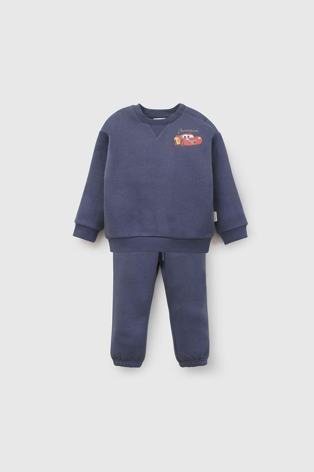 Pantalón Buzo Niño Azul 8126 Colloky-3