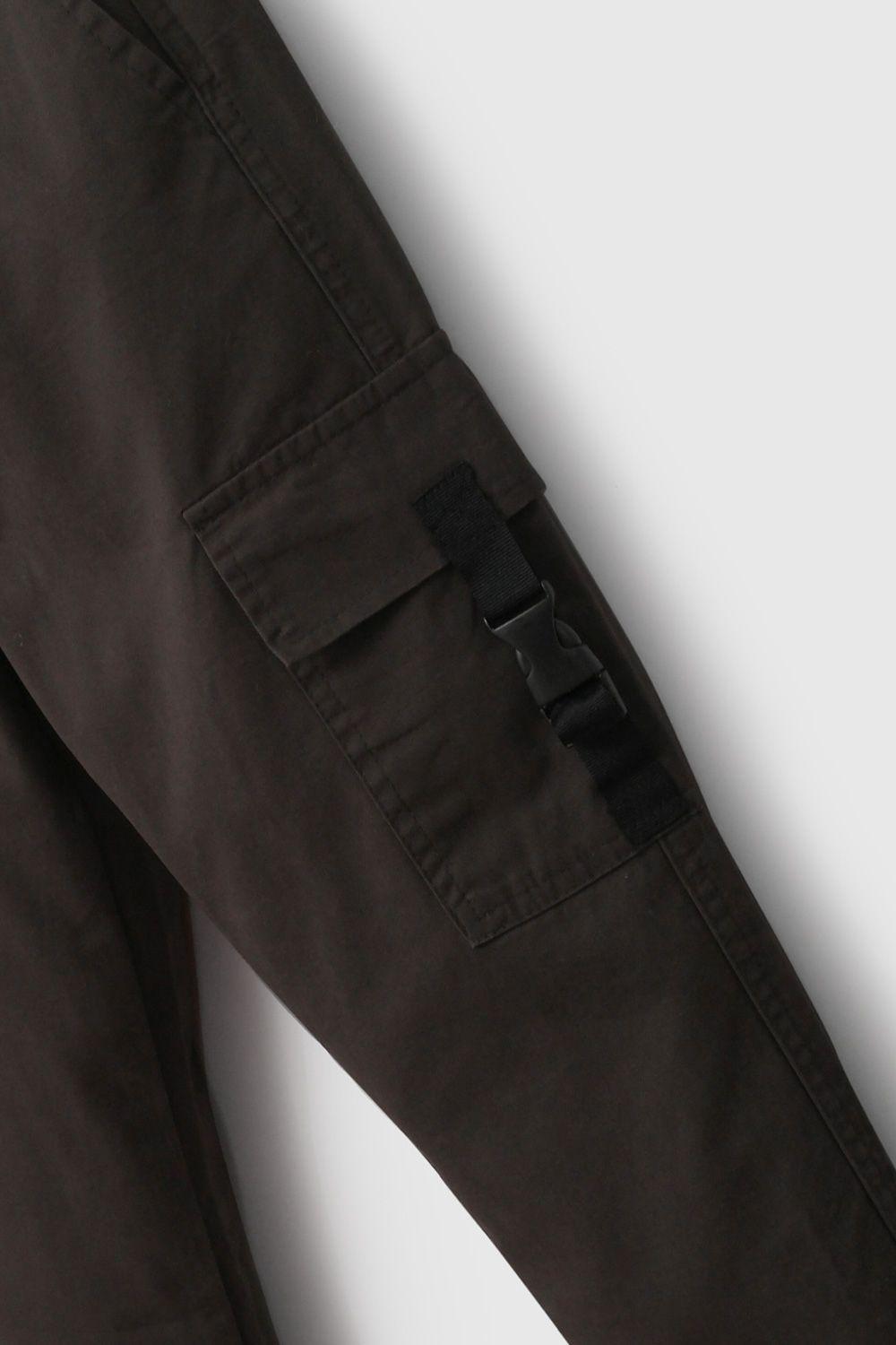 Pantalón Negro Cargo De Niño PTGB0502V26-3