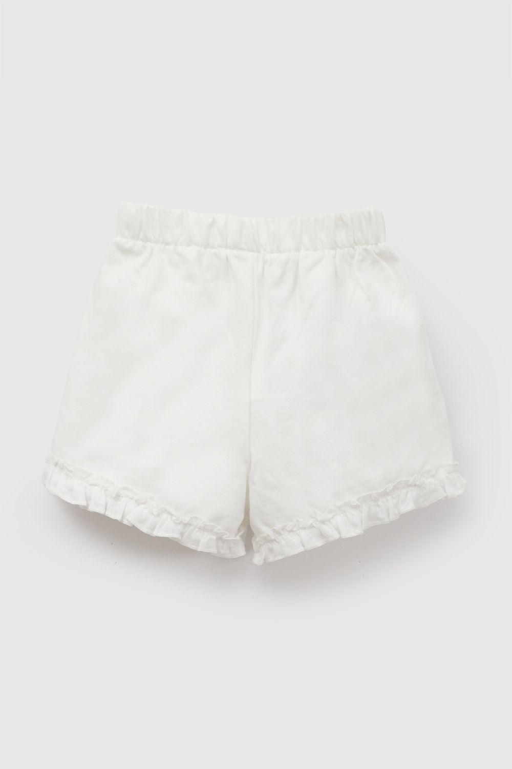 Short Crema Niña 6-9M a 4-5A Colloky-2