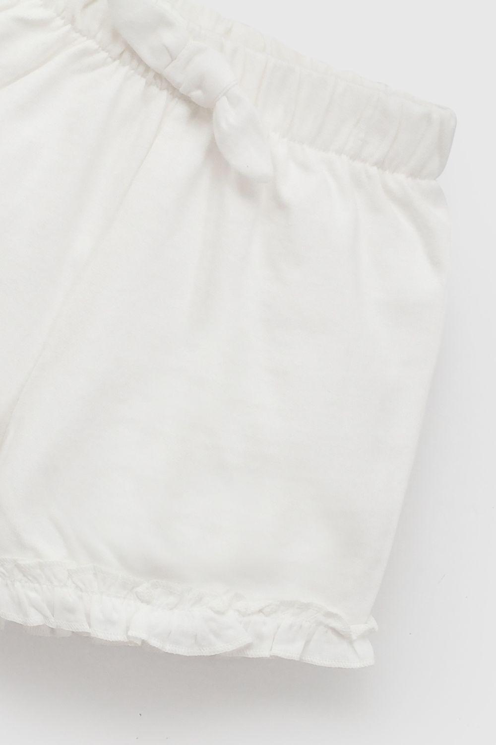 Short Crema Niña 6-9M a 4-5A Colloky-3