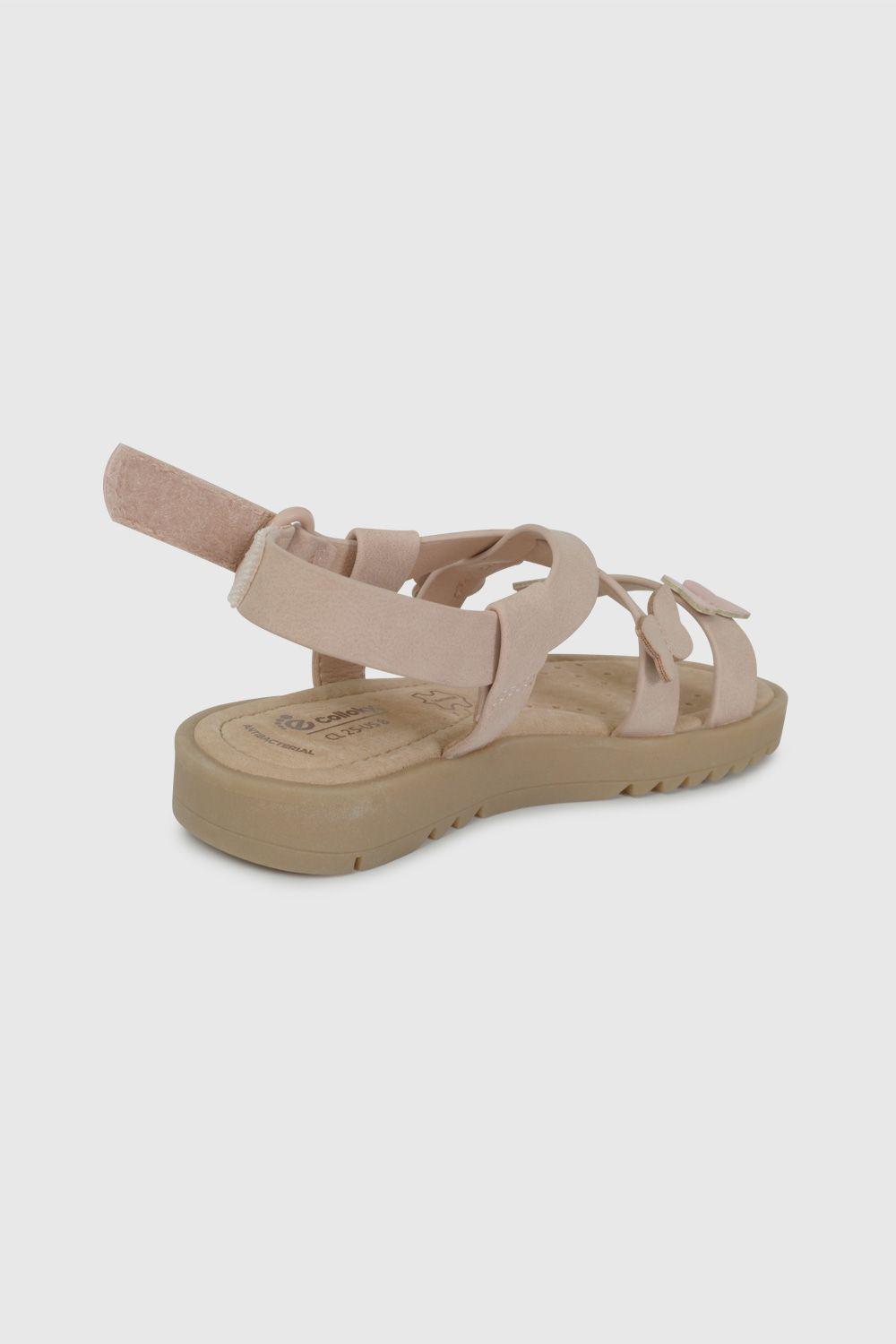 Sandalia Rosada con Aplicaciones de Mariposas 43080230V26-4