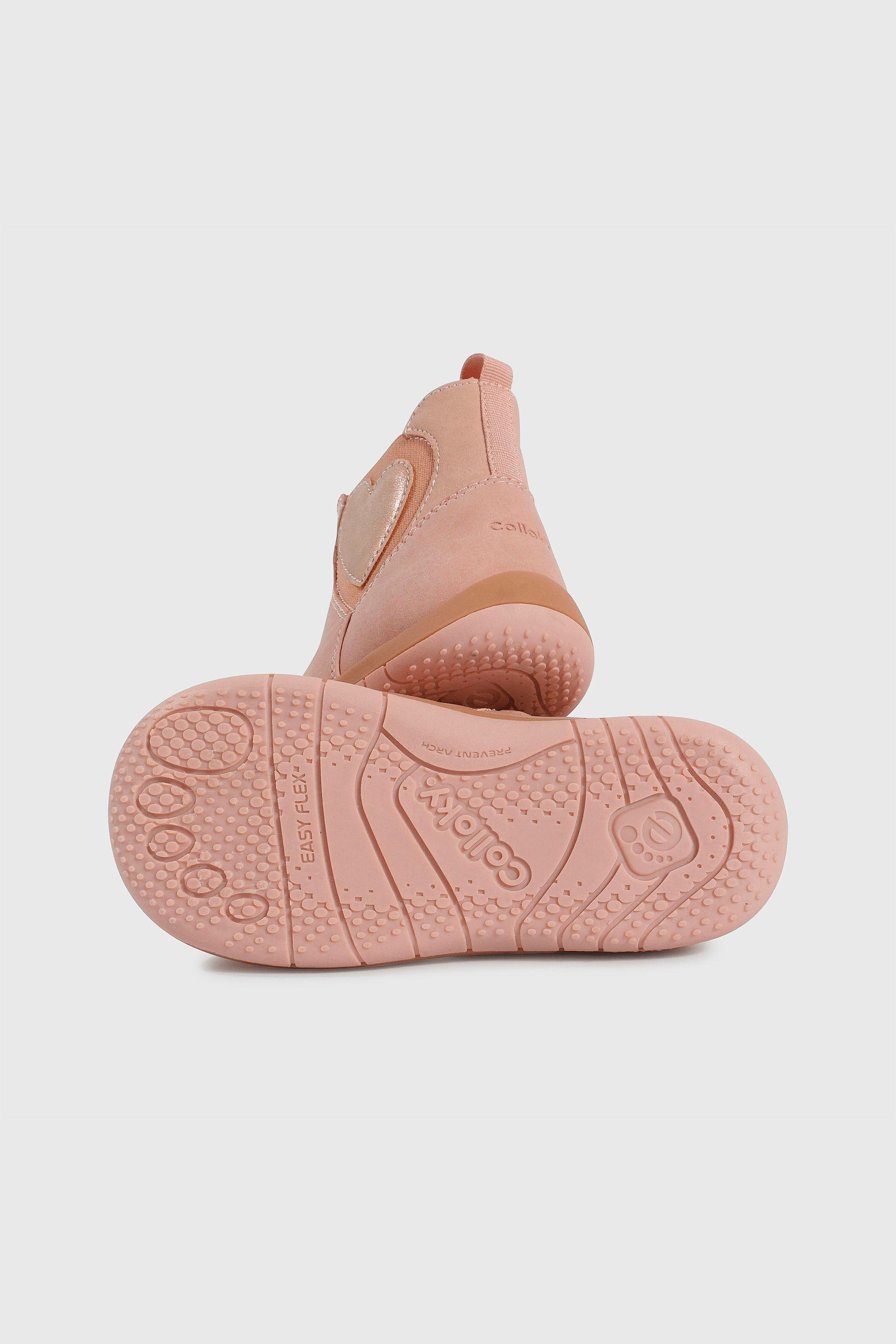 Bootie Colección Rosado de Niña con Cierre Talla 21 al 27 4112-2