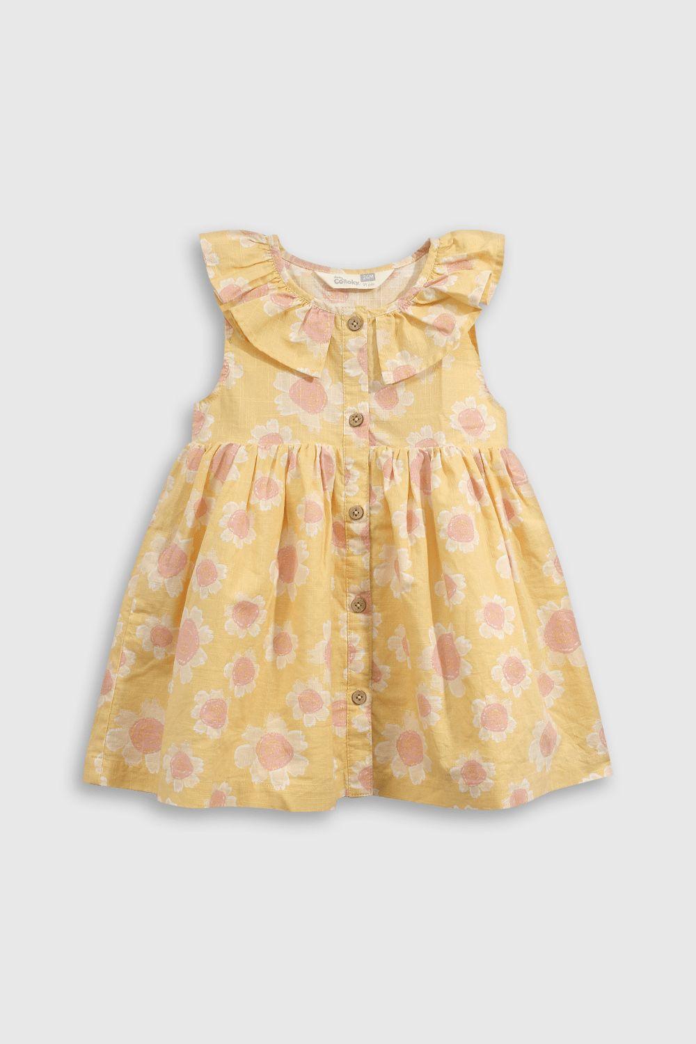 Vestido Bebés Amarillo 54891 Colloky-0