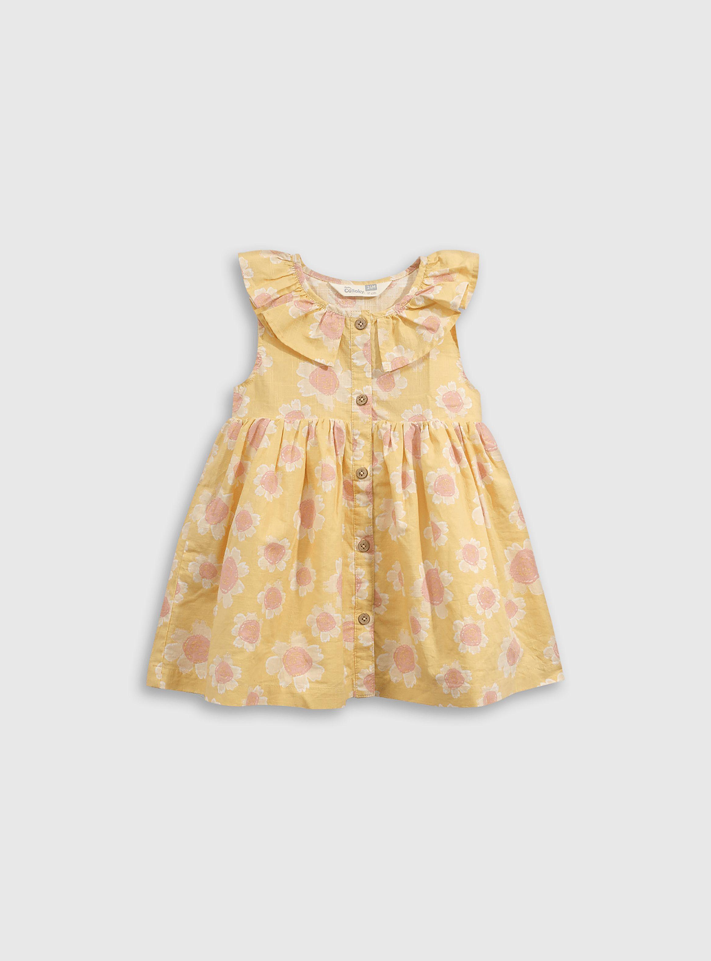 Vestido Niña Amarillo 54891 Colloky-0
