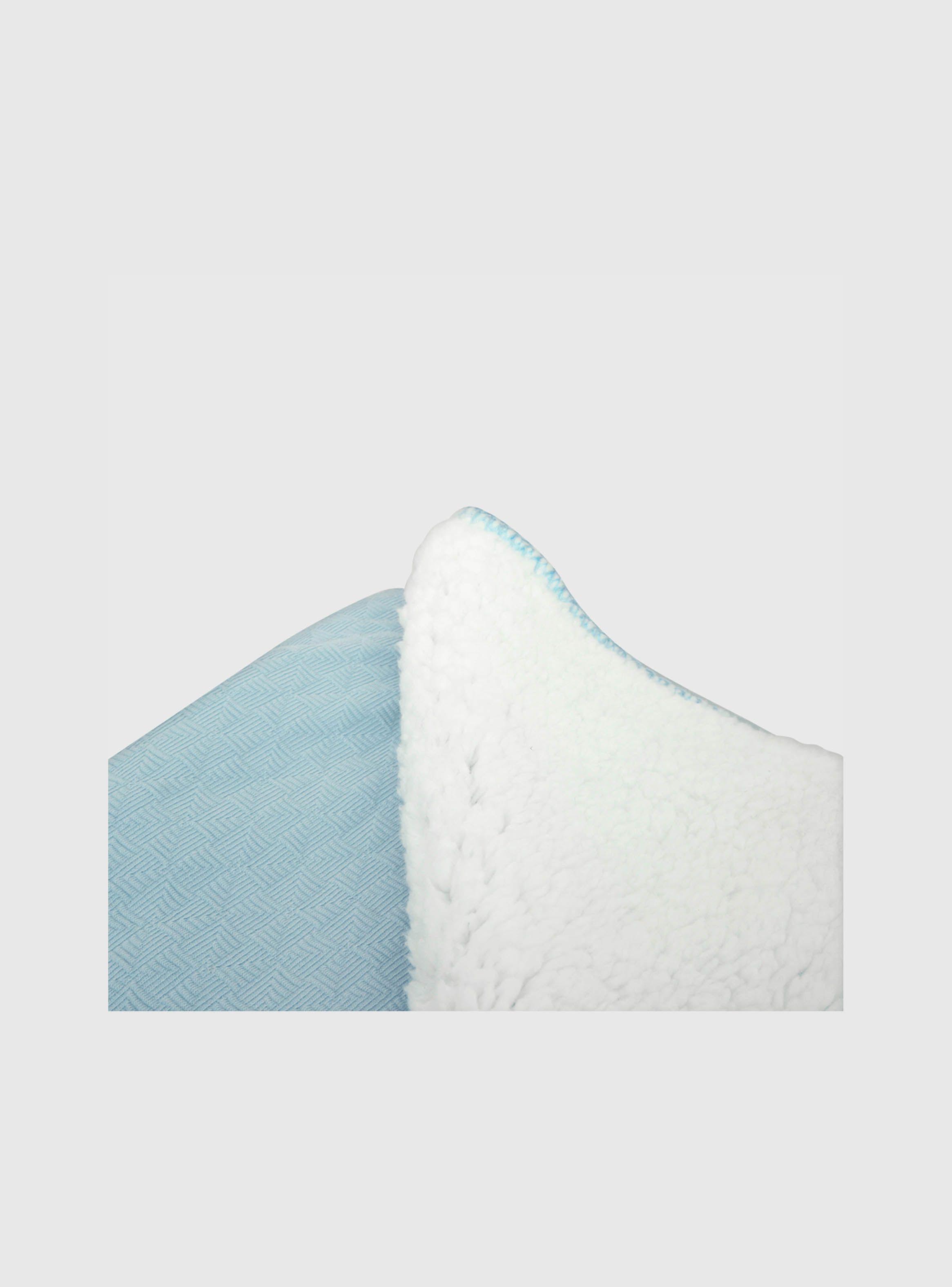 Manta De Bebé Niño 90 X 73 Cm Celeste (Talla Única) Colloky-1