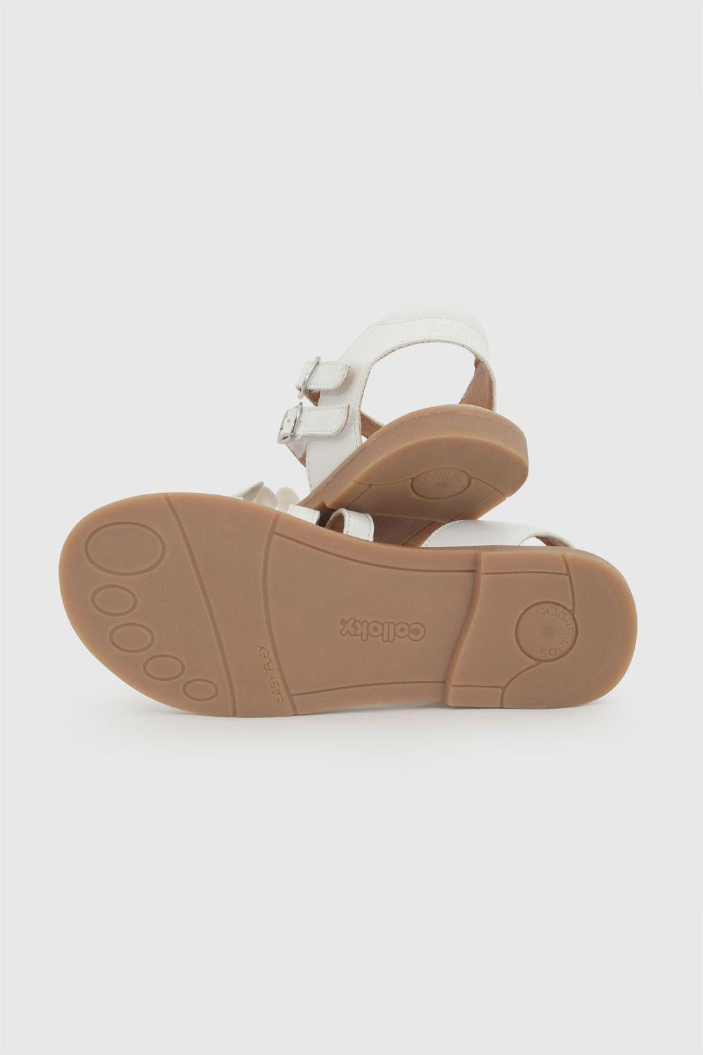 Sandalia Flores Blanca Niña 28-38 Colloky-2