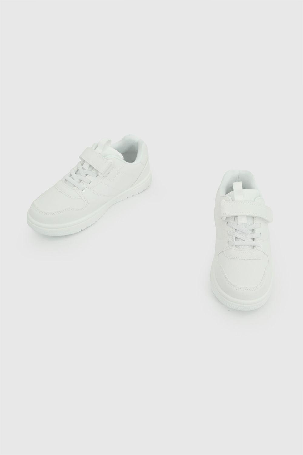 Zapatilla Urbana Blanca Unisex 28-38 Colloky-4
