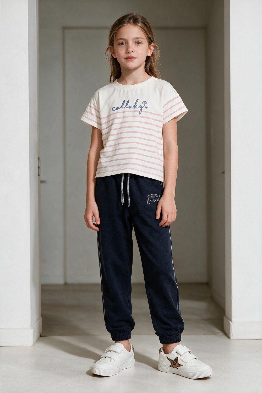 Pantalon buzo cky niña azul marino 3-4A a 12-13A-1