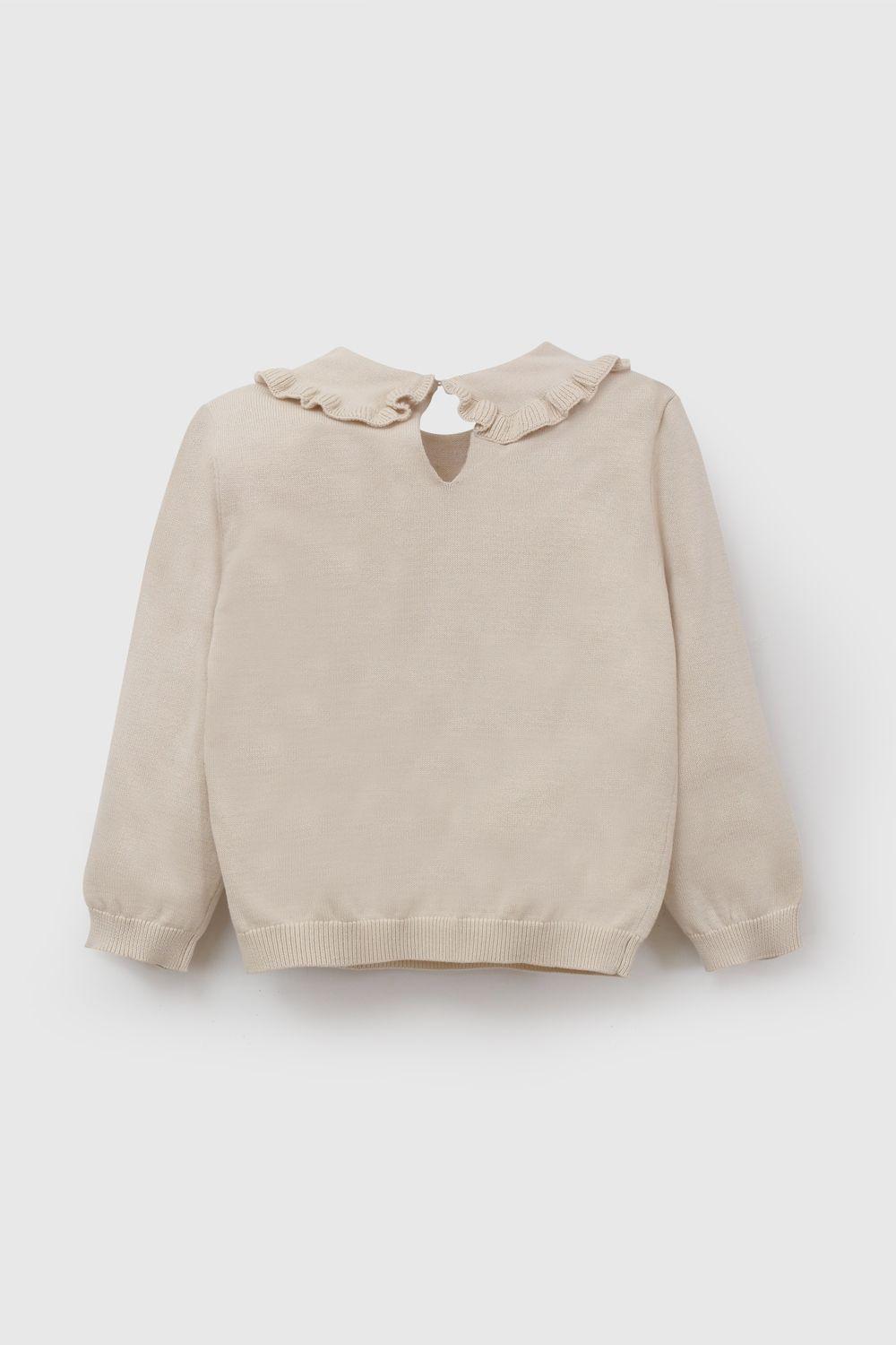 Sweater Beige Niña 7469 Colloky-1