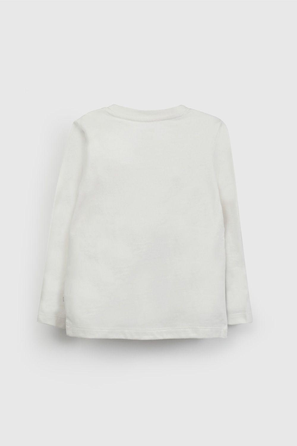 Polera Blanca Animales De Niño POJE8378V26-1