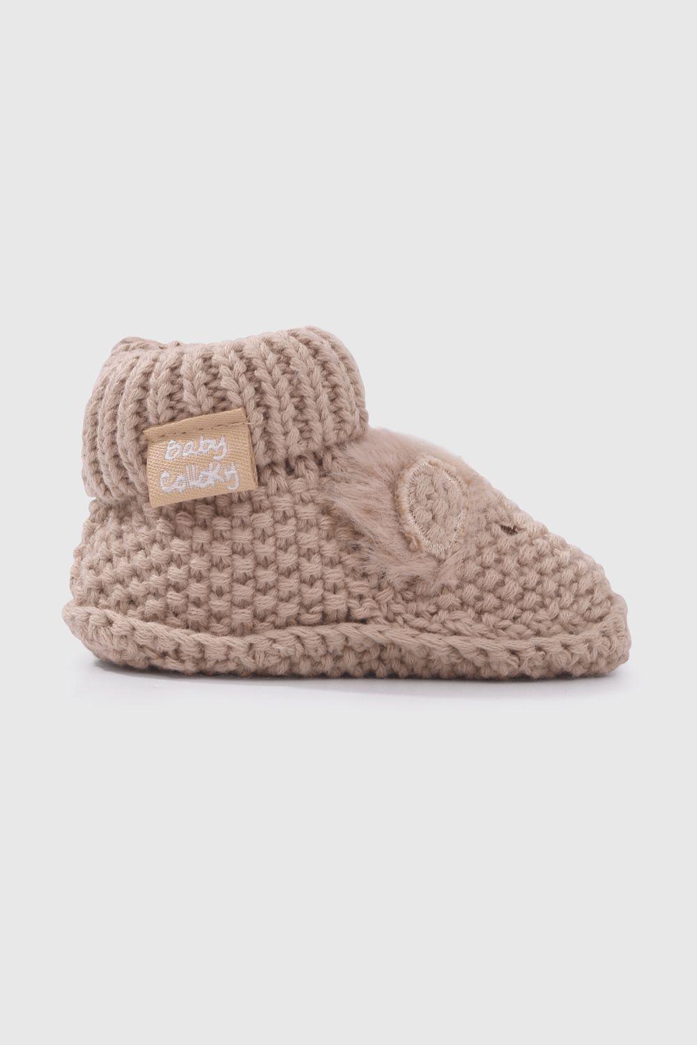 Pantufla Beige de Bebé-1