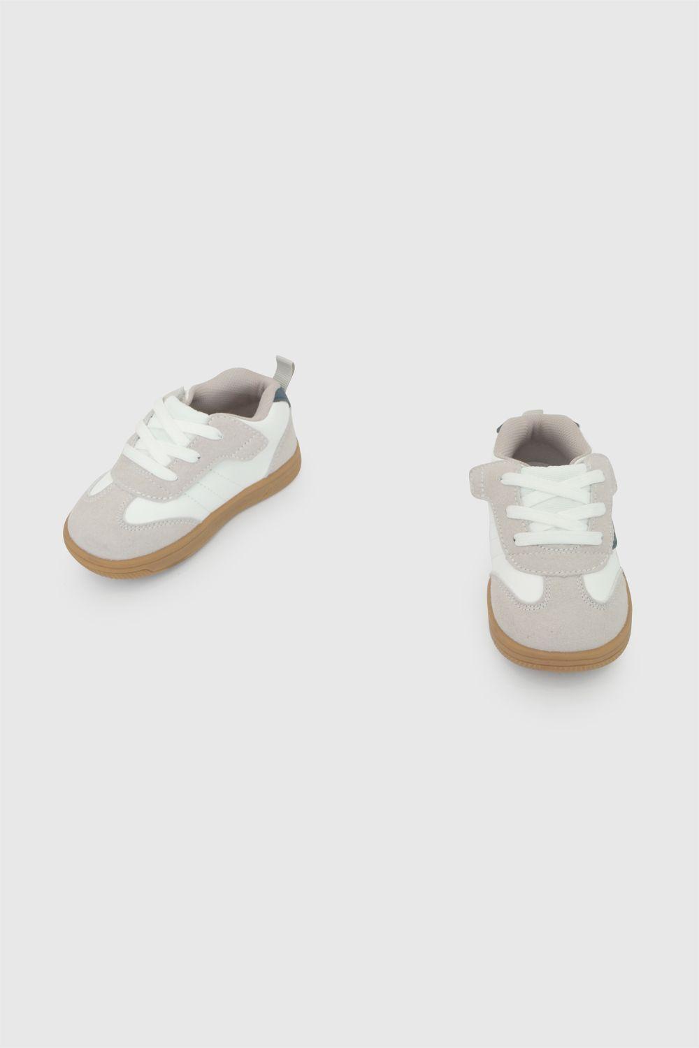 Zapatilla urbana niño primeros pasos blanco 18-21-3