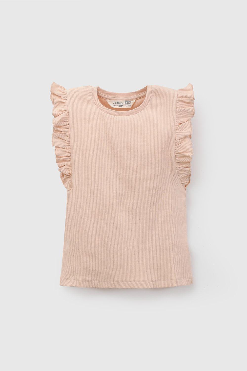 Polera Rosa Niña 7428 Colloky-0