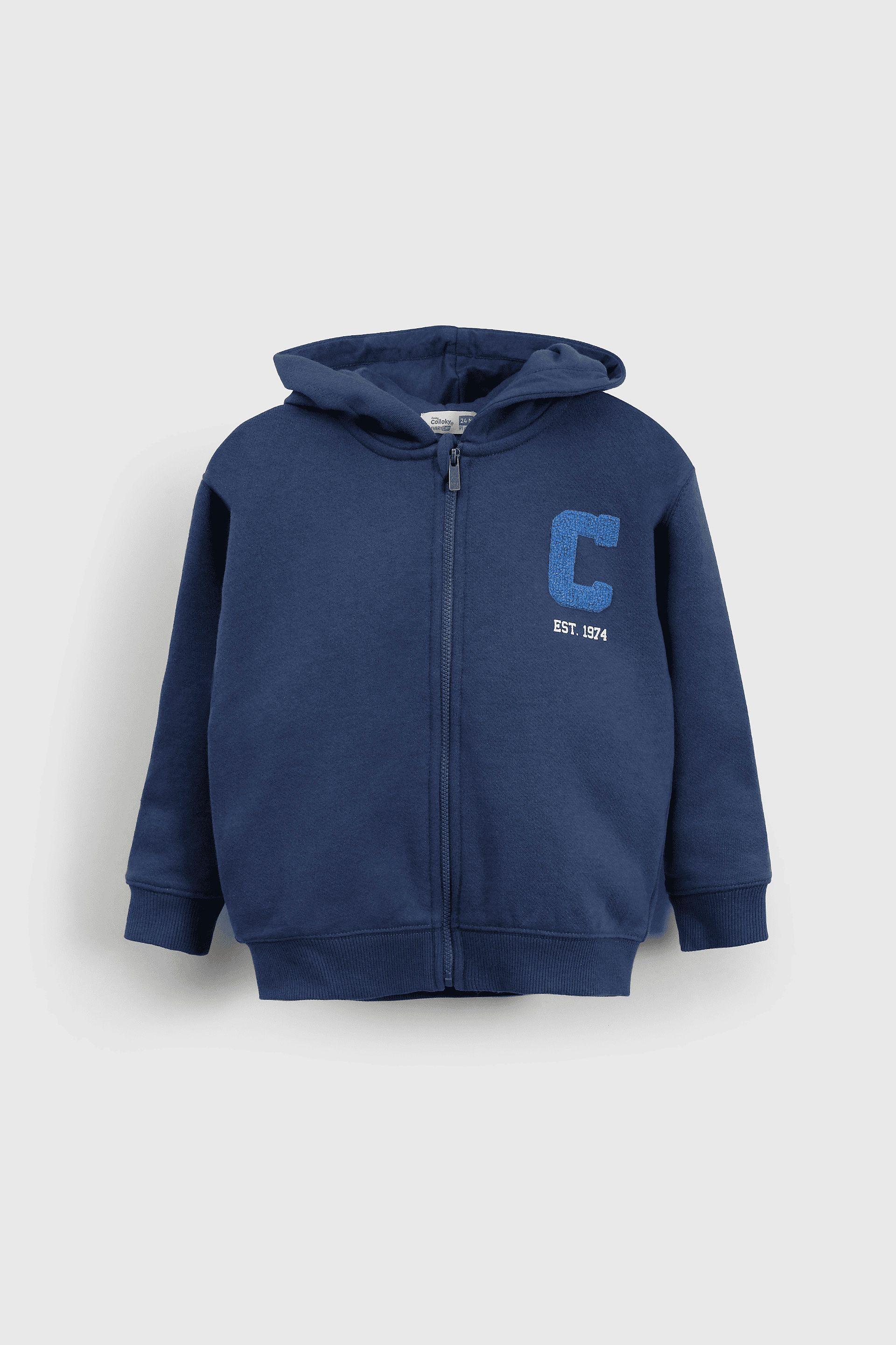 Polerón Azul con Cierre-0