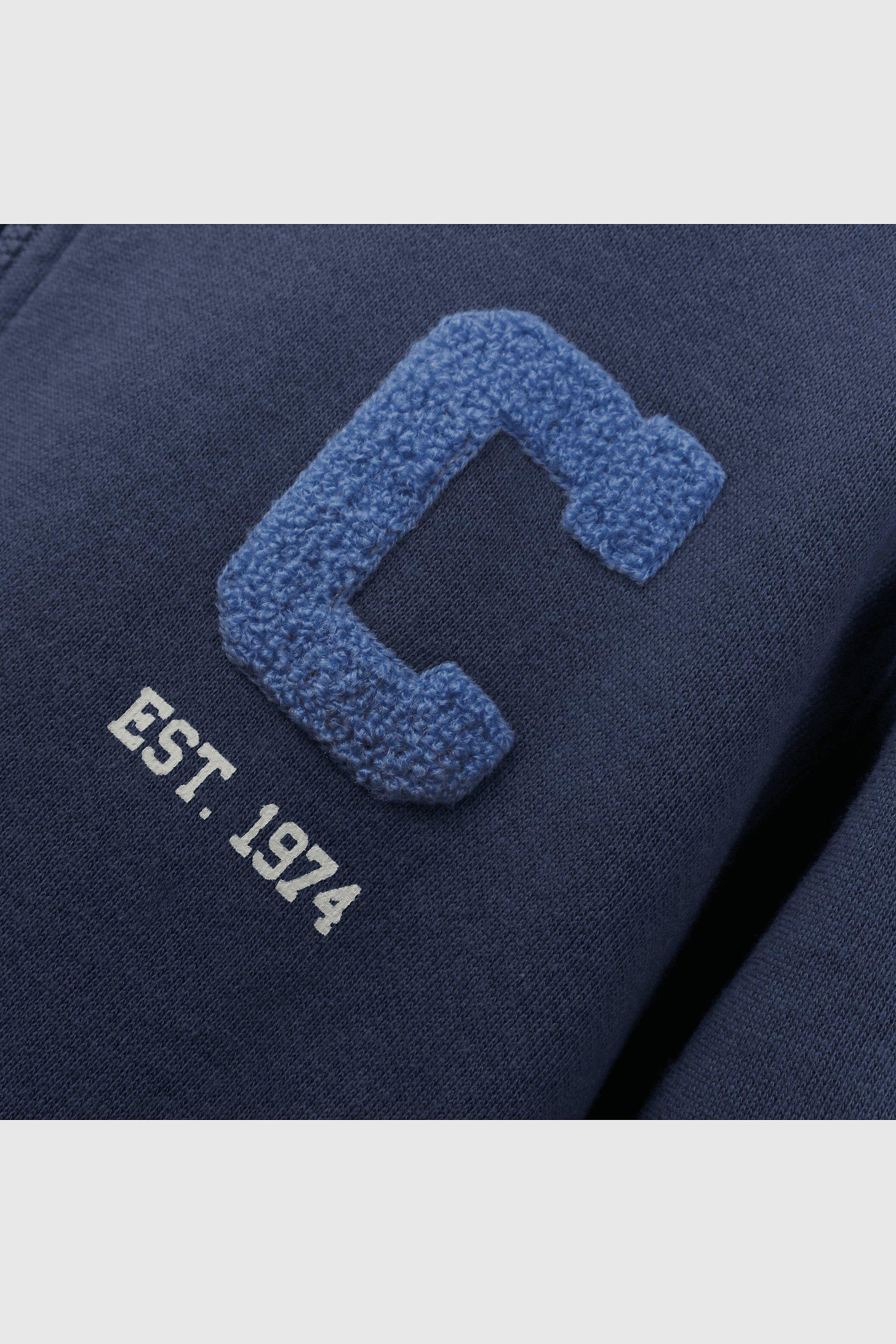 Polerón Azul con Cierre-2