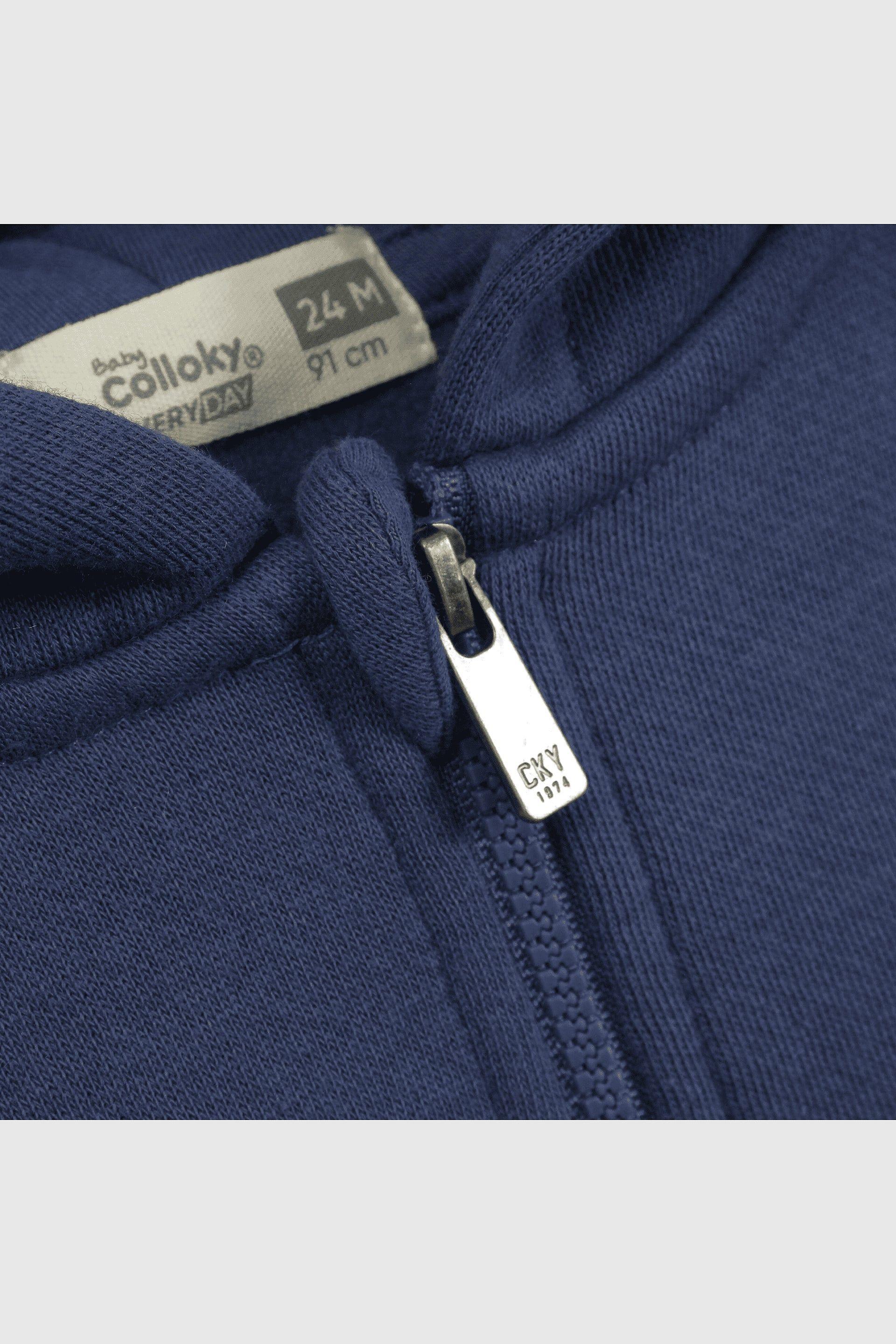 Polerón Azul con Cierre-3