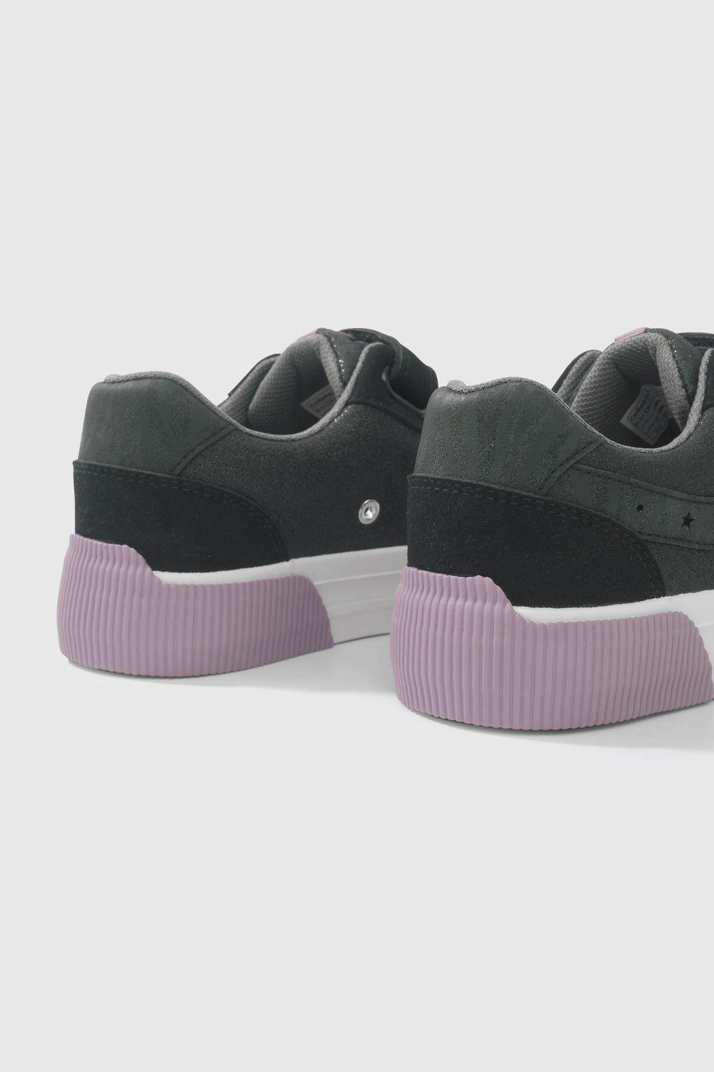 Zapatilla urbana Lifestyle Niña Negro 57200201I24 28-4