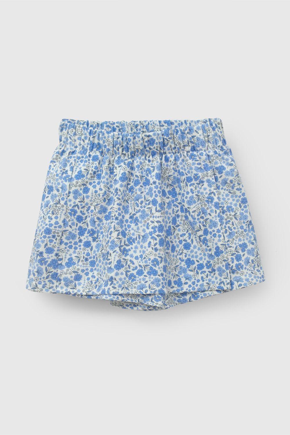 Falda Niña Celeste 58170 Colloky-0
