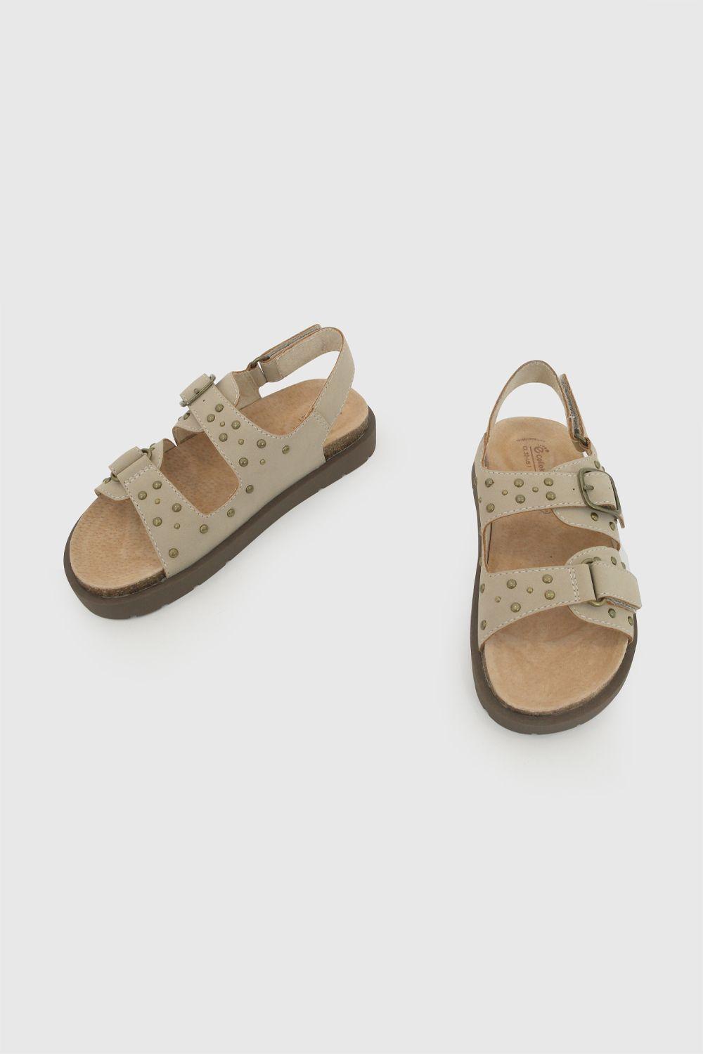 Sandalia Corcho Beige Niña 28-38 Colloky-4