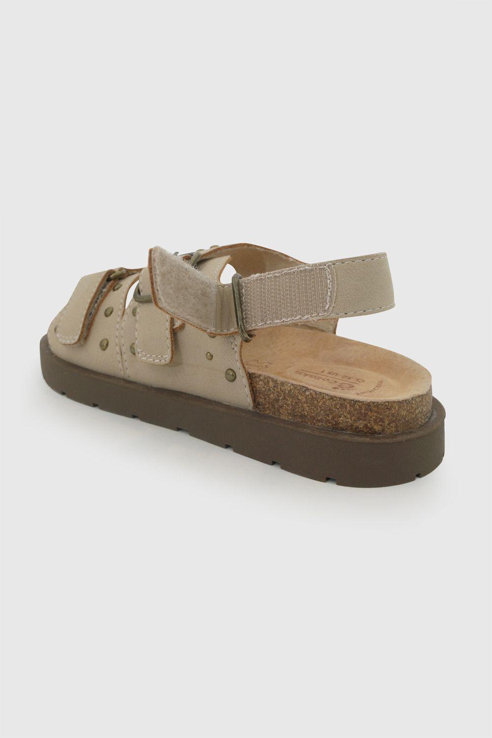 Sandalia Corcho Beige Niña 28-38 Colloky-6