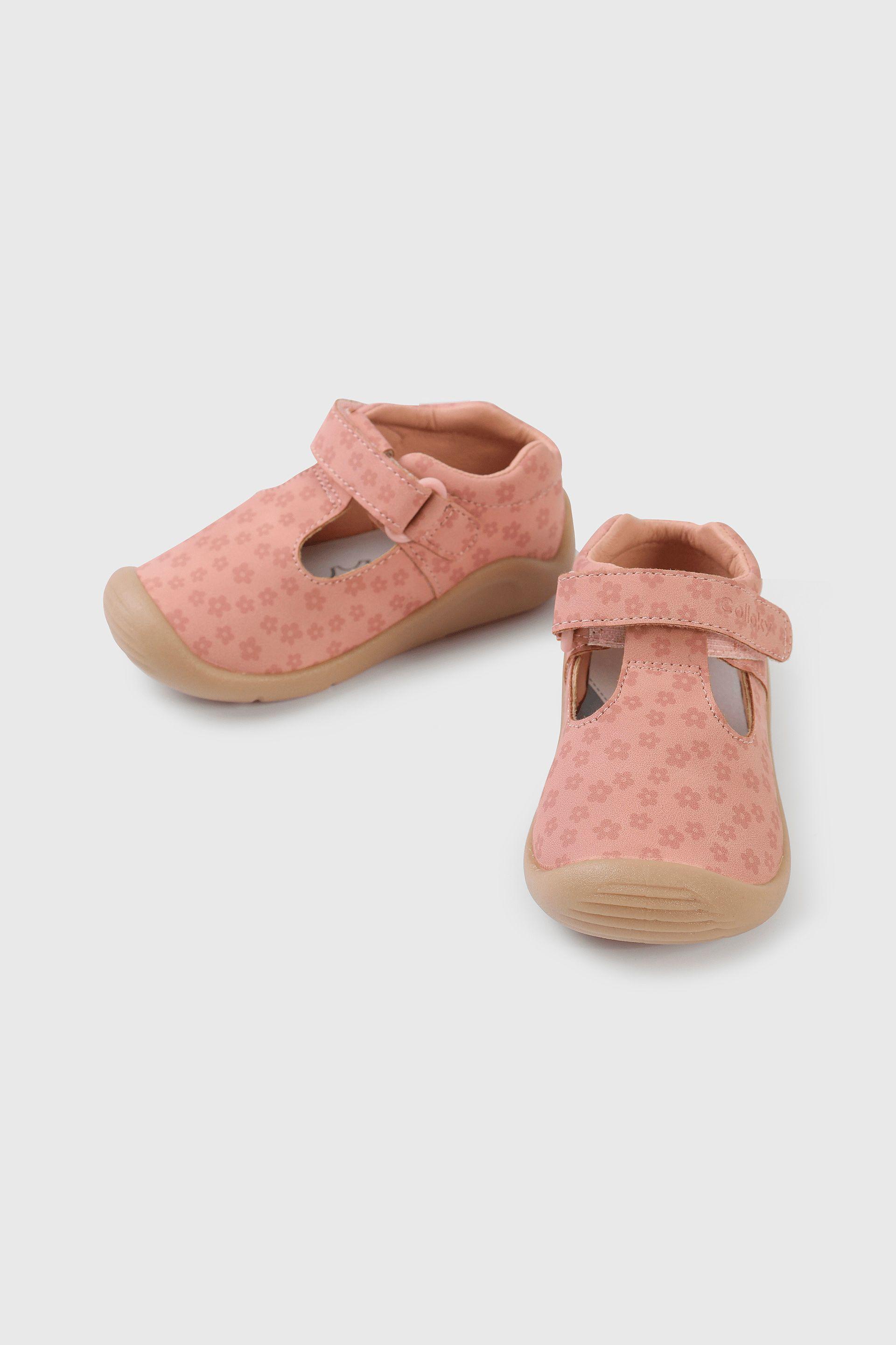 Zapatos rosados para niña, perfectos para sus primeros pasos-3