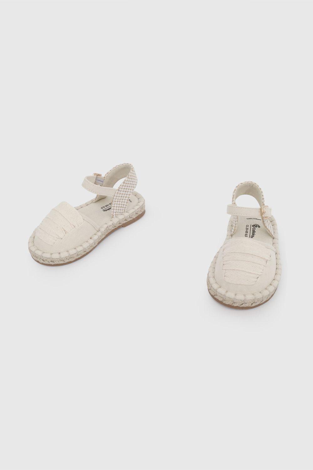 Alpargata Blanca Niña 43400375V26-3